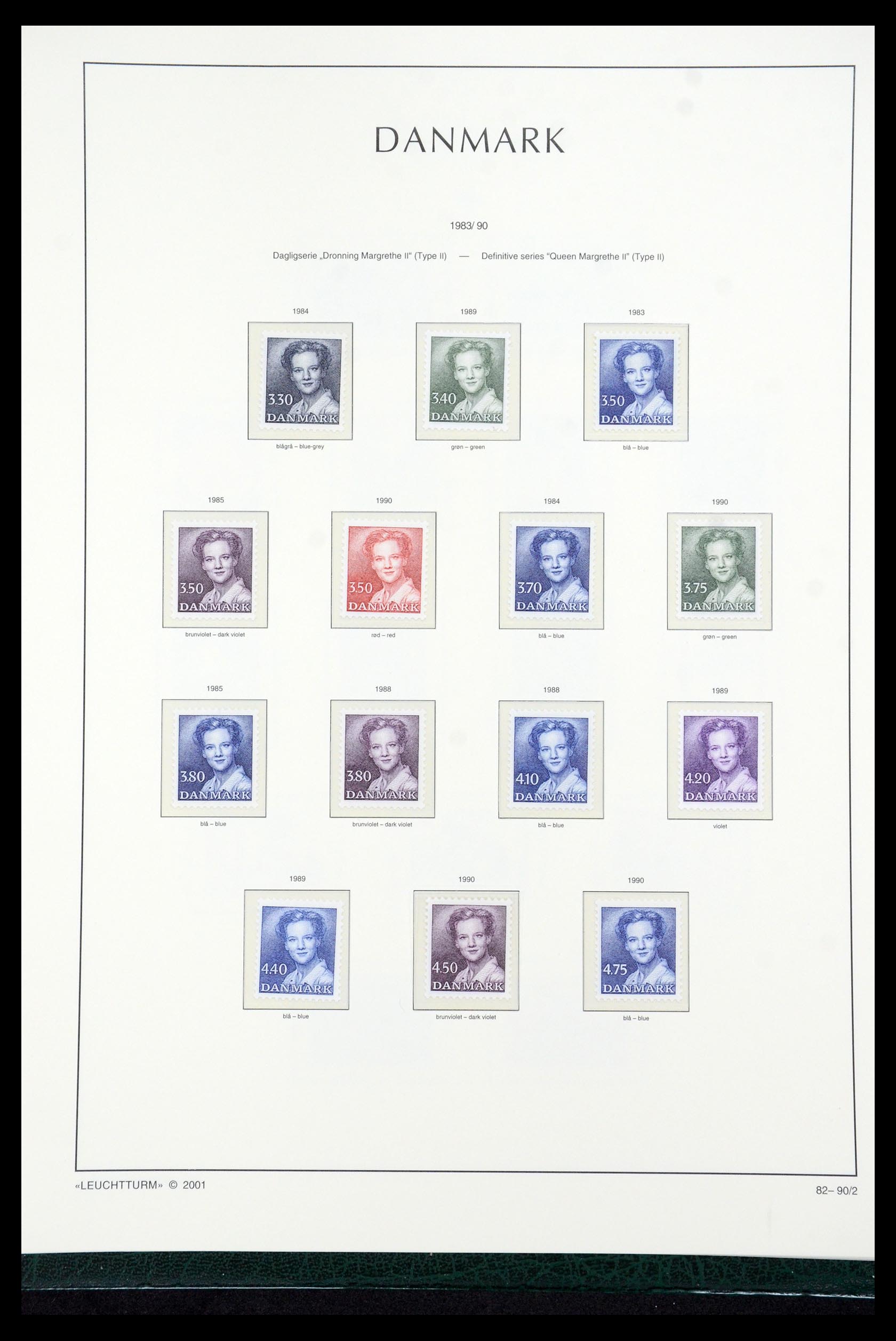35655 072 - Postzegelverzameling 35655 Denemarken 1855-2017!