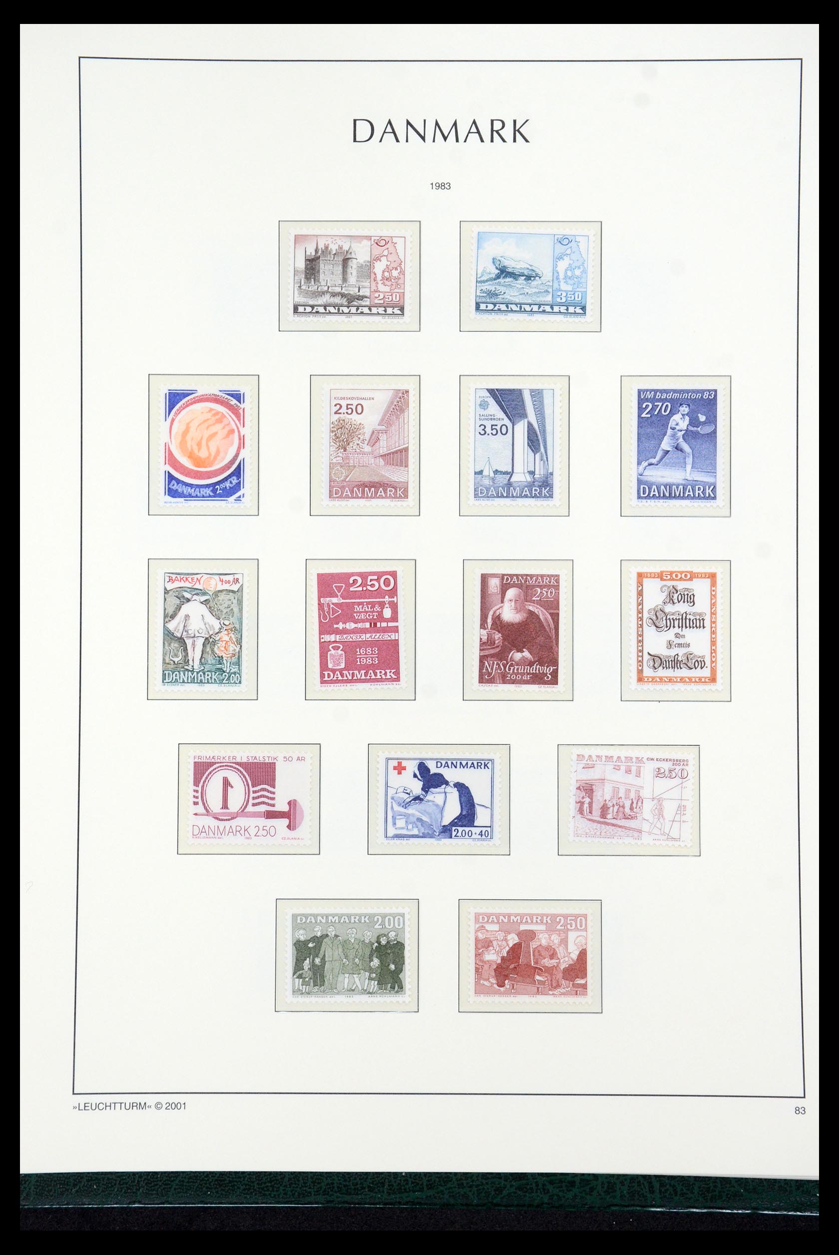 35655 073 - Postzegelverzameling 35655 Denemarken 1855-2017!