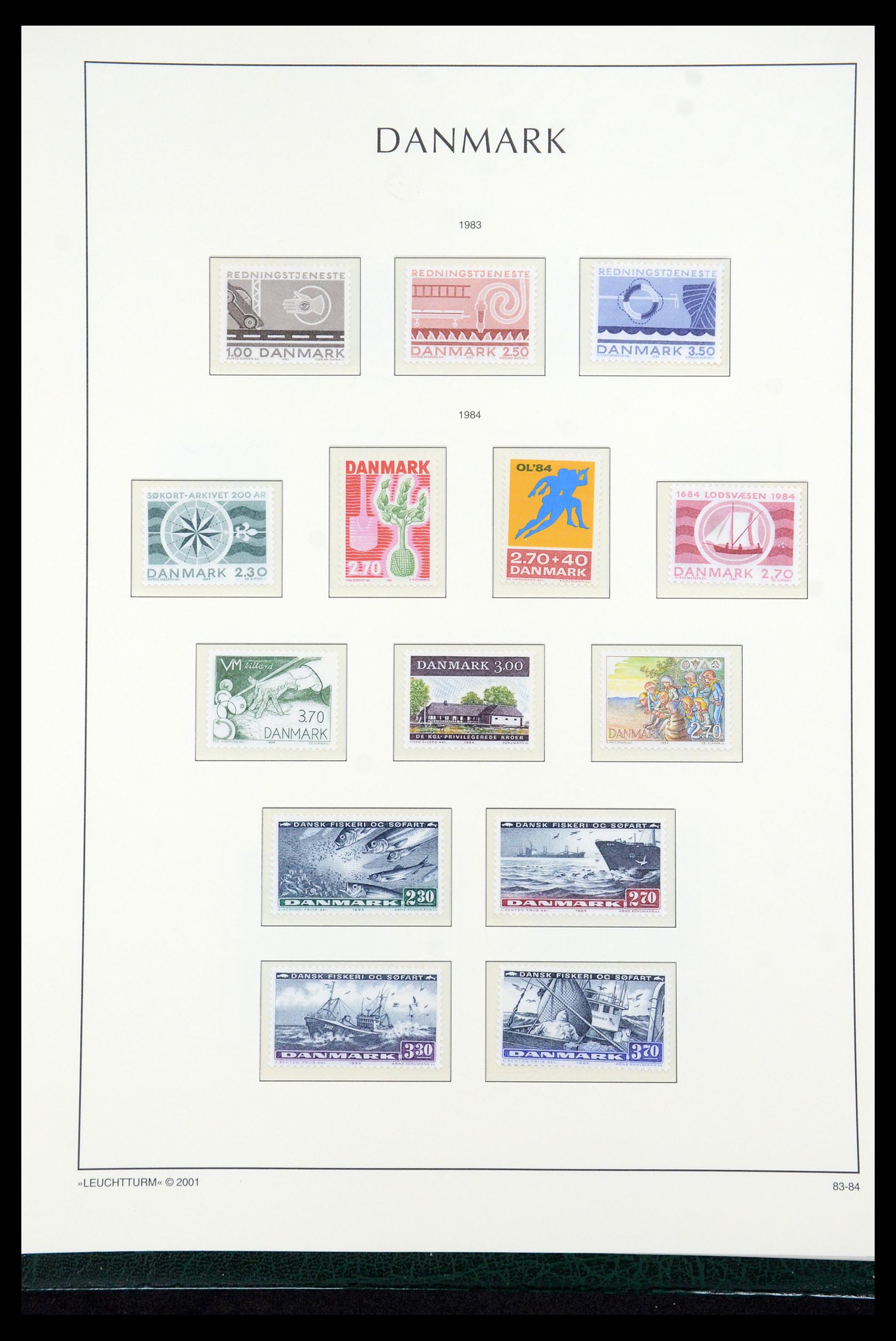 35655 074 - Postzegelverzameling 35655 Denemarken 1855-2017!