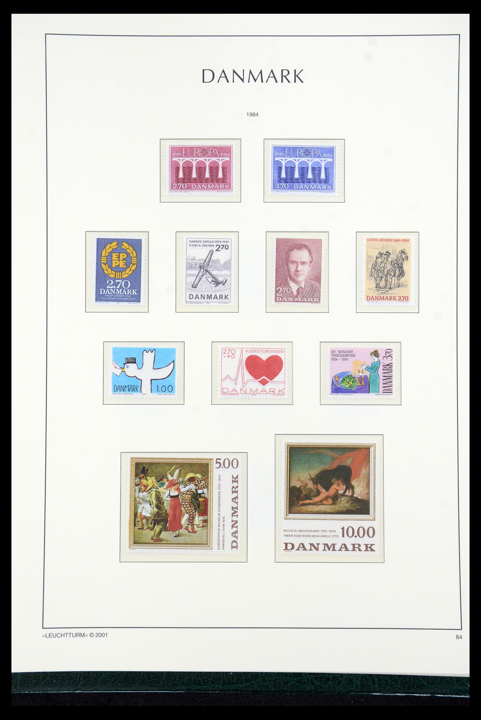 35655 075 - Postzegelverzameling 35655 Denemarken 1855-2017!