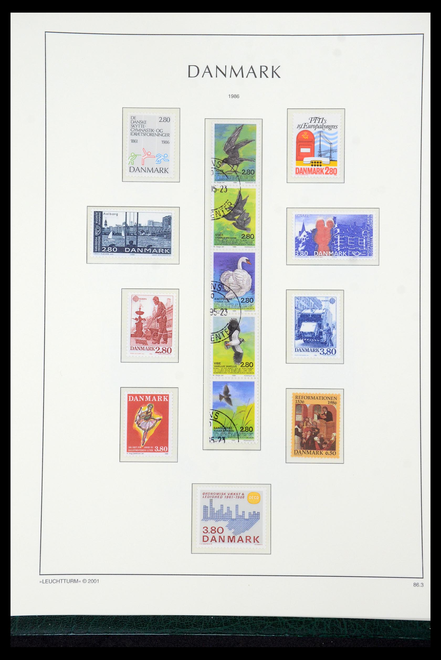 35655 081 - Stamp Collection 35655 Denmark 1855-2017!
