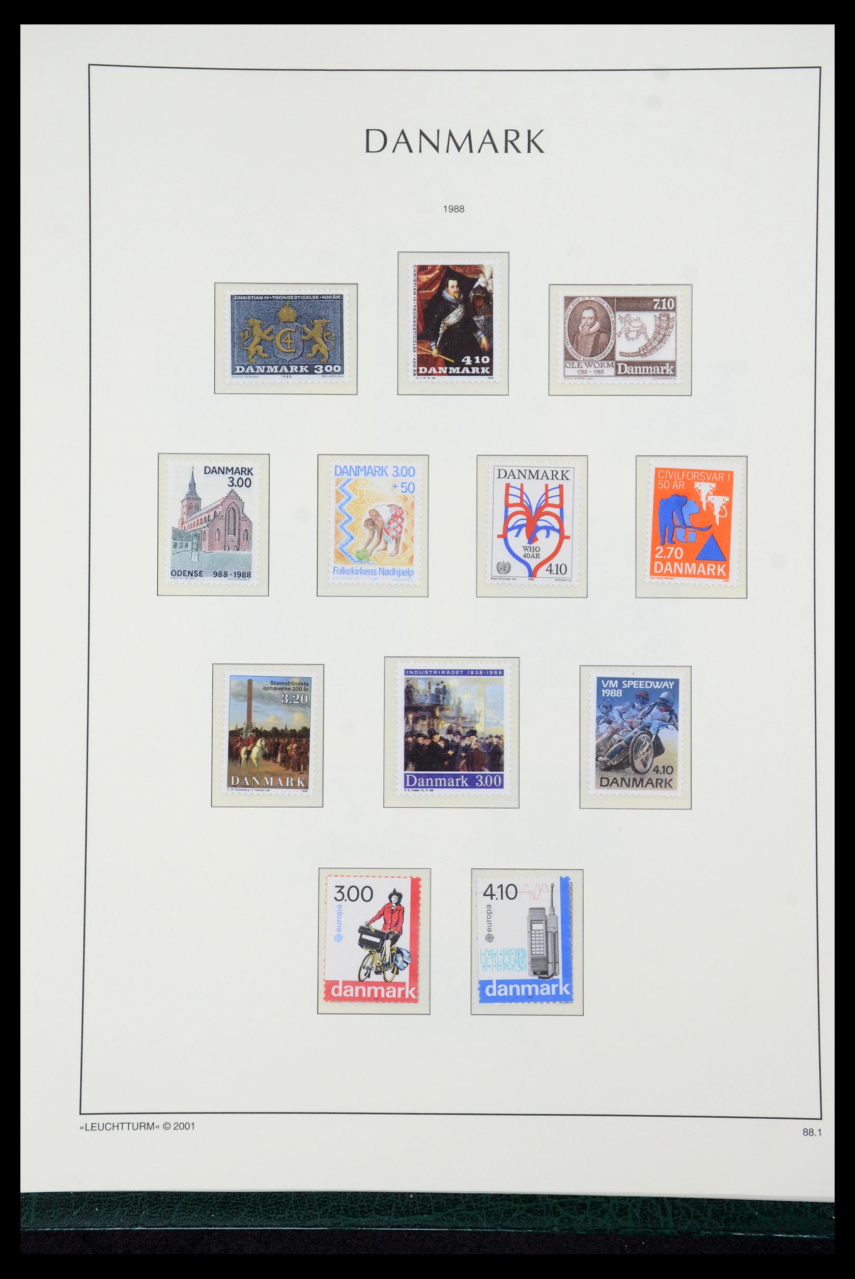 35655 084 - Postzegelverzameling 35655 Denemarken 1855-2017!