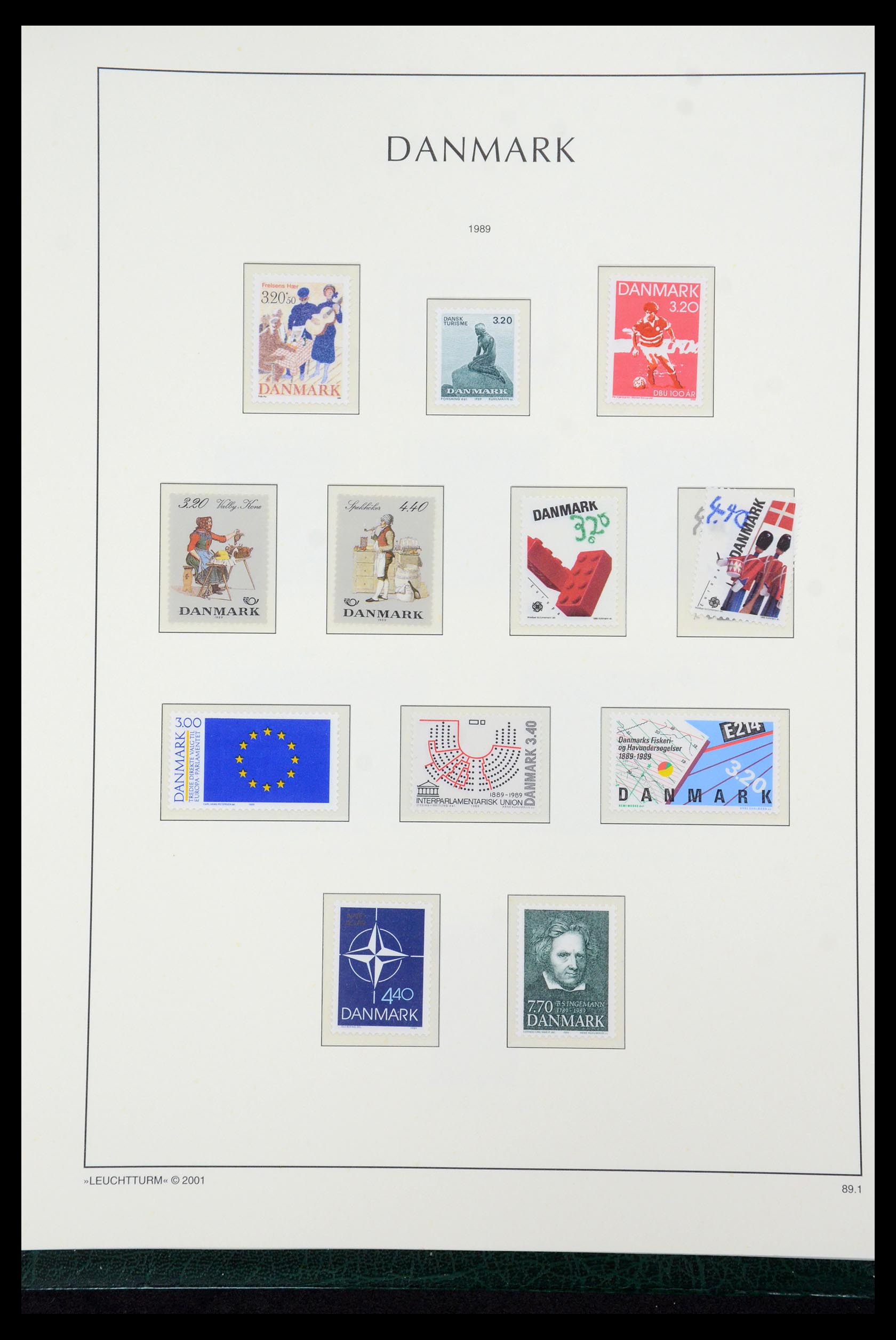35655 086 - Postzegelverzameling 35655 Denemarken 1855-2017!