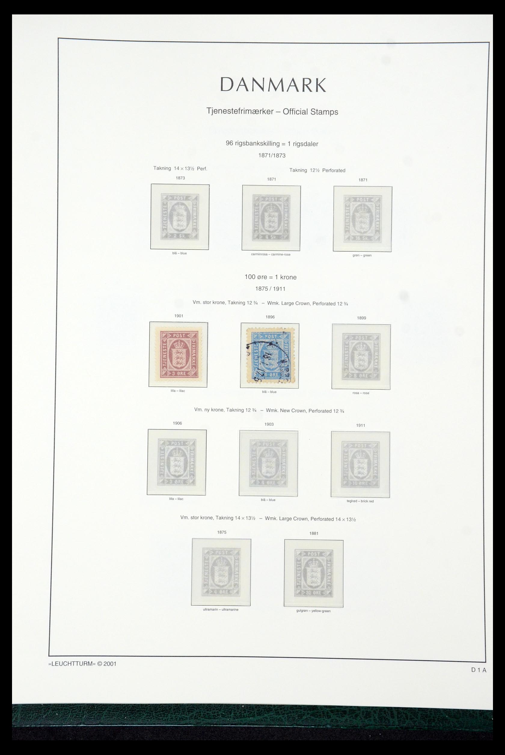 35655 089 - Postzegelverzameling 35655 Denemarken 1855-2017!