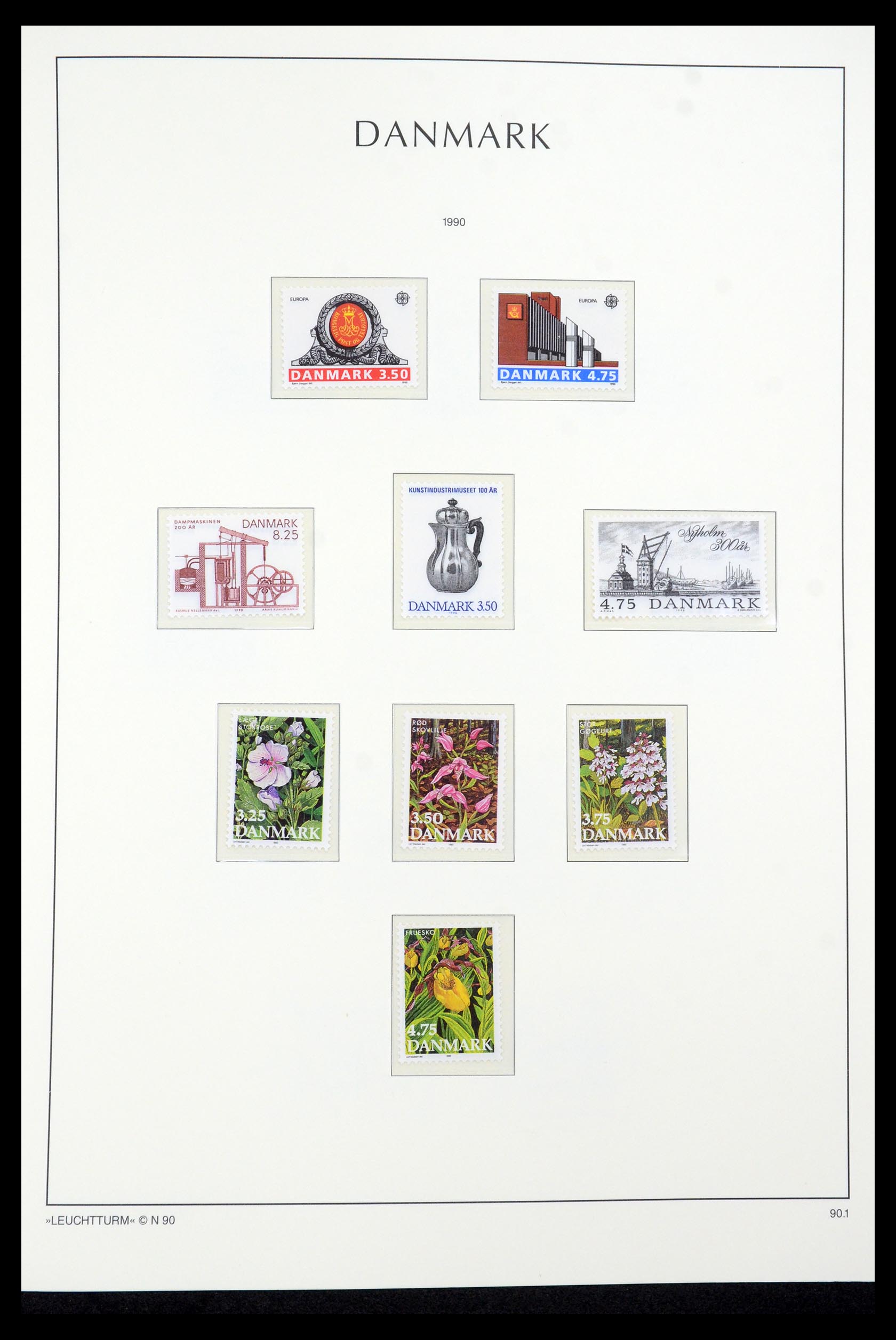 35655 100 - Postzegelverzameling 35655 Denemarken 1855-2017!