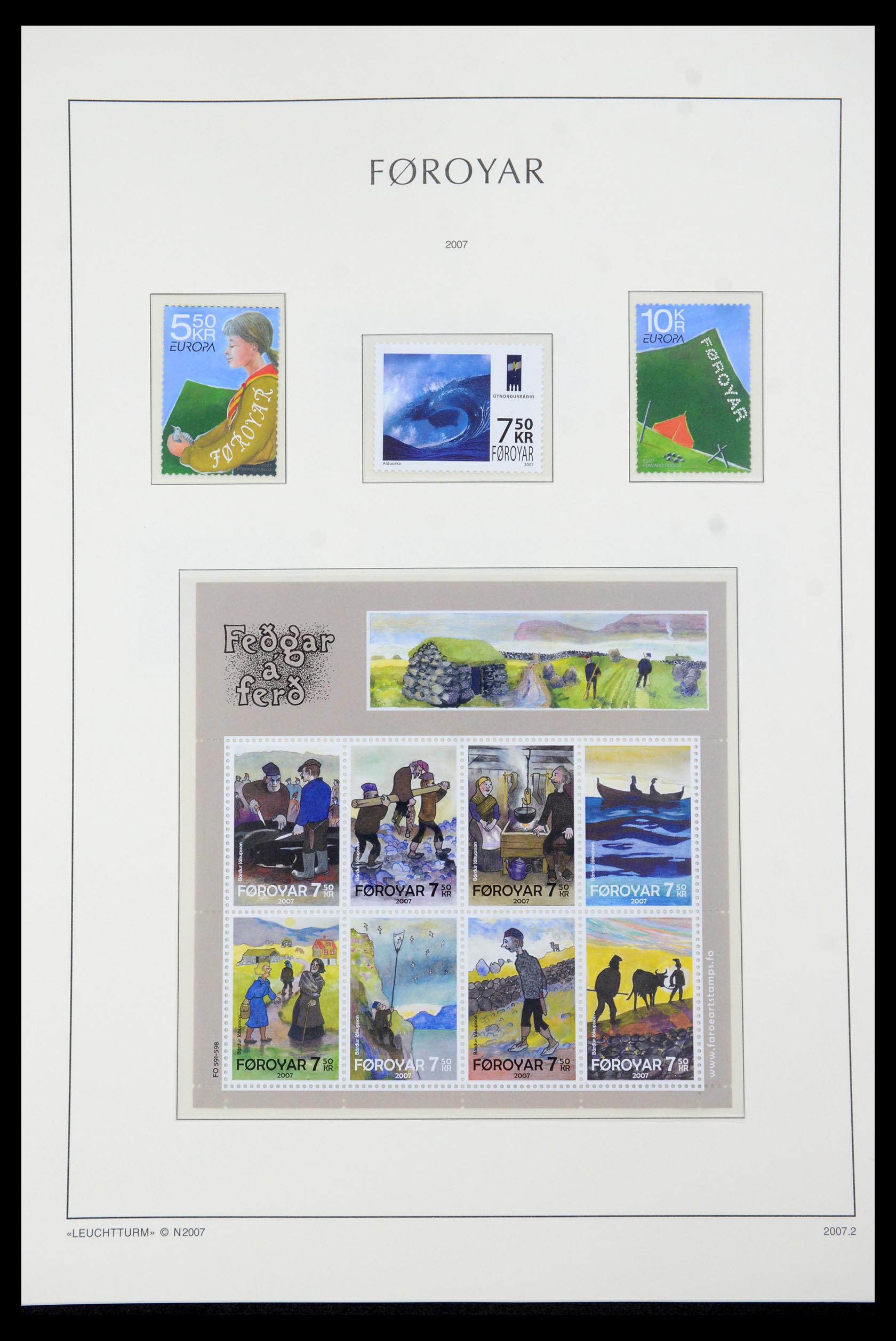 35655 362 - Postzegelverzameling 35655 Denemarken 1855-2017!