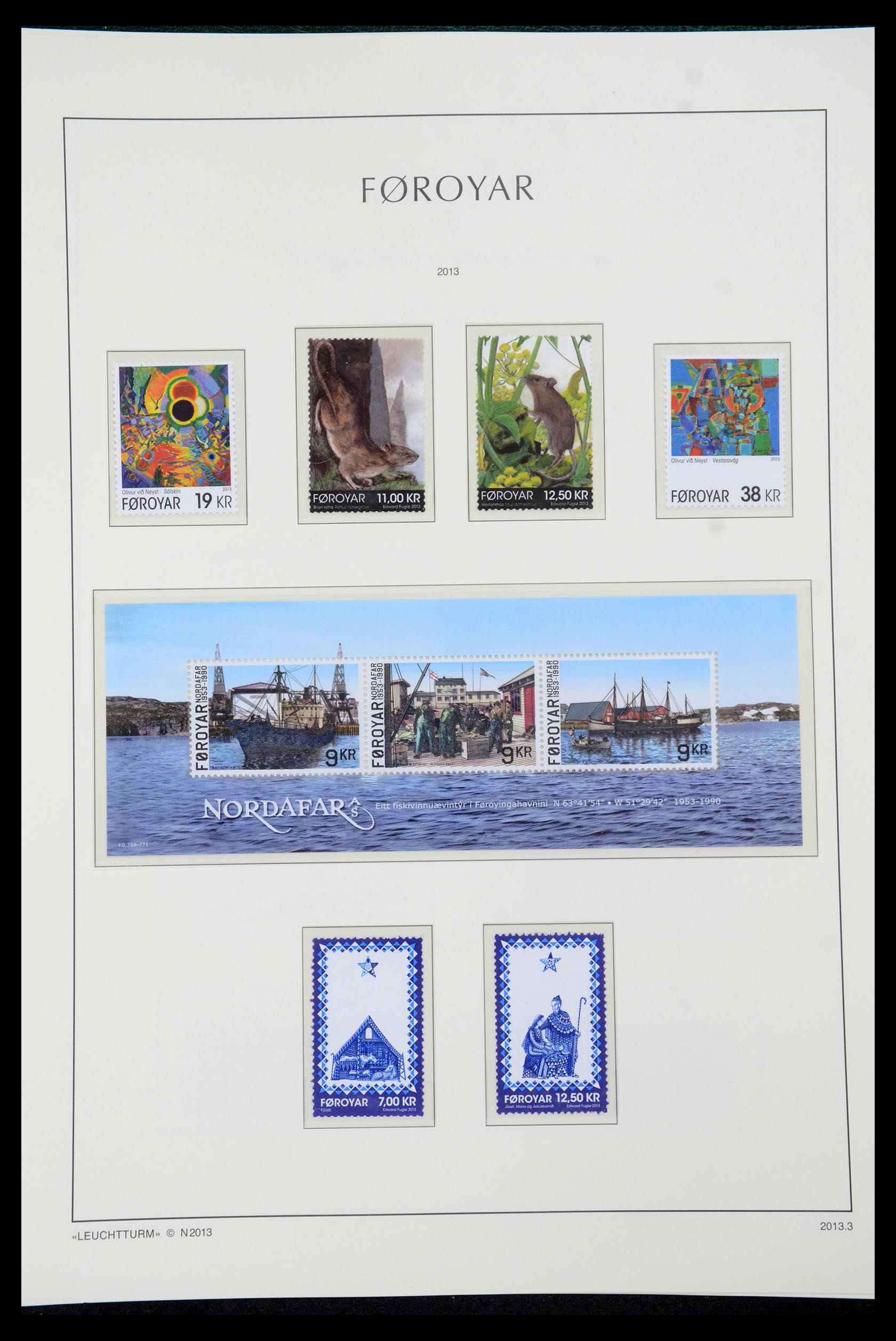 35655 382 - Postzegelverzameling 35655 Denemarken 1855-2017!