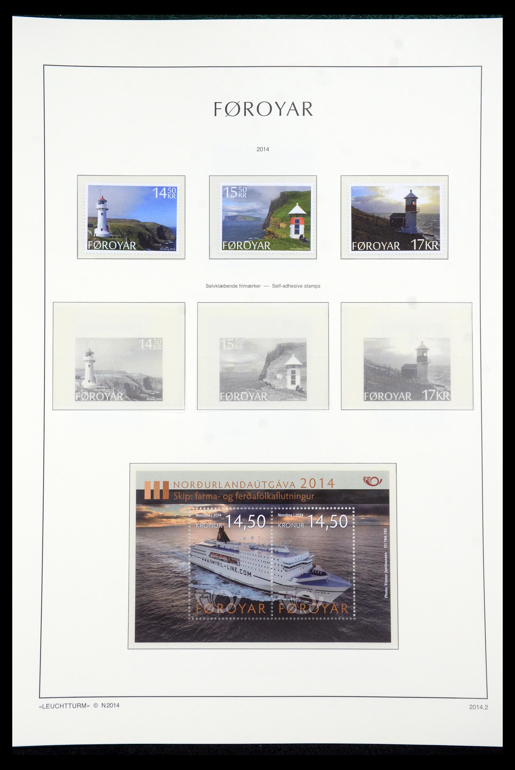35655 383 - Postzegelverzameling 35655 Denemarken 1855-2017!