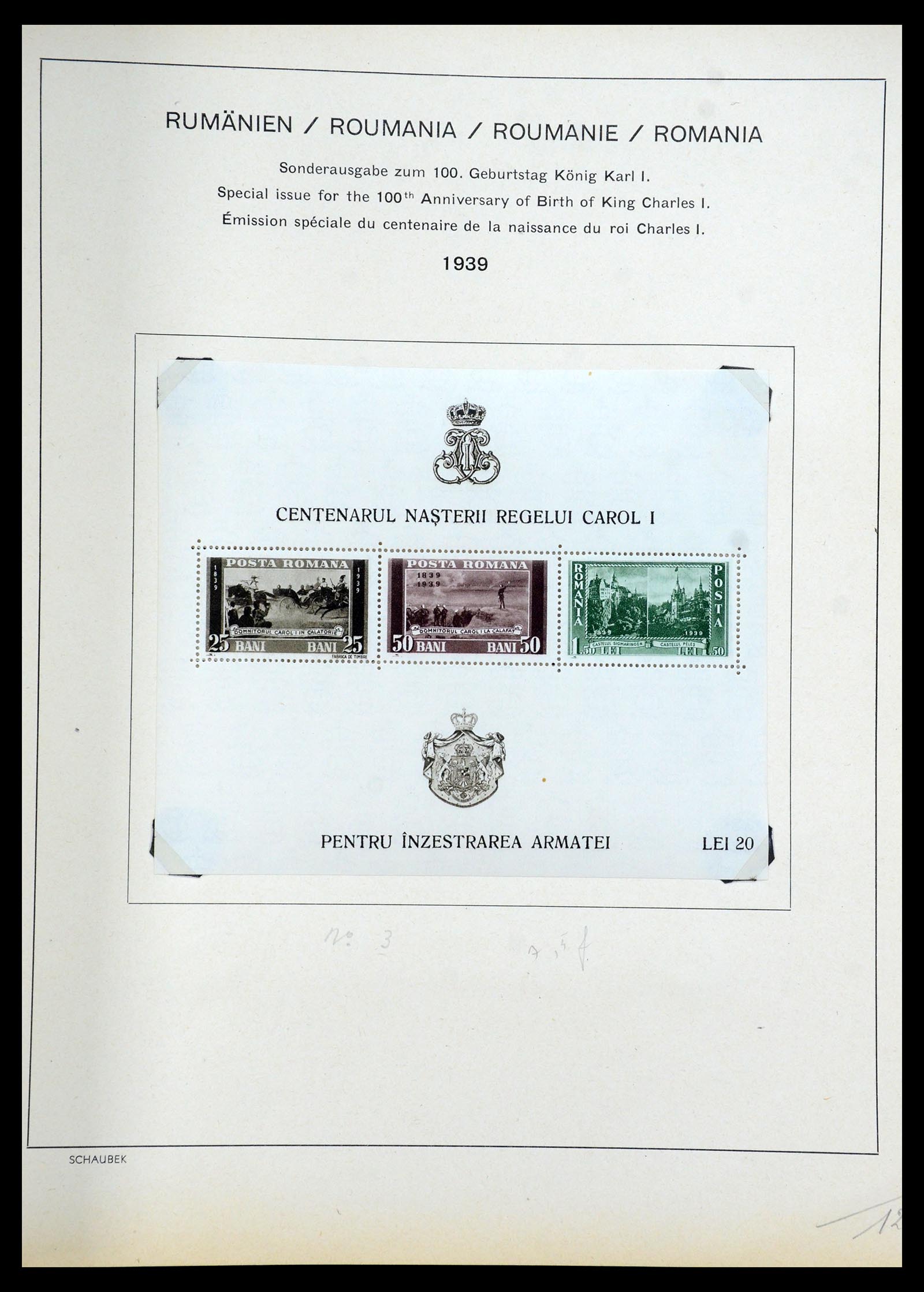 35656 030 - Postzegelverzameling 35656 Roemenië 1893-1942.