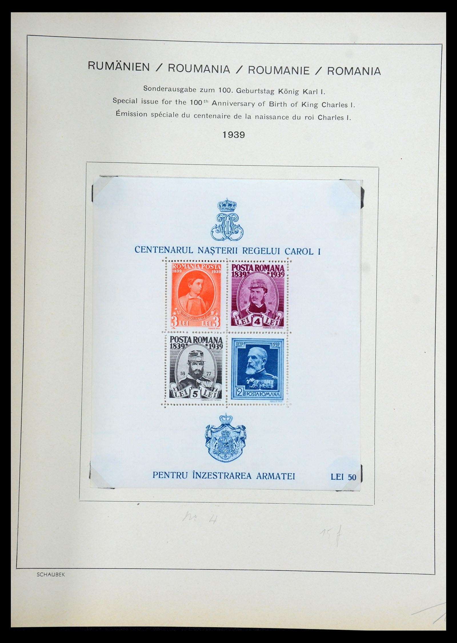35656 032 - Postzegelverzameling 35656 Roemenië 1893-1942.