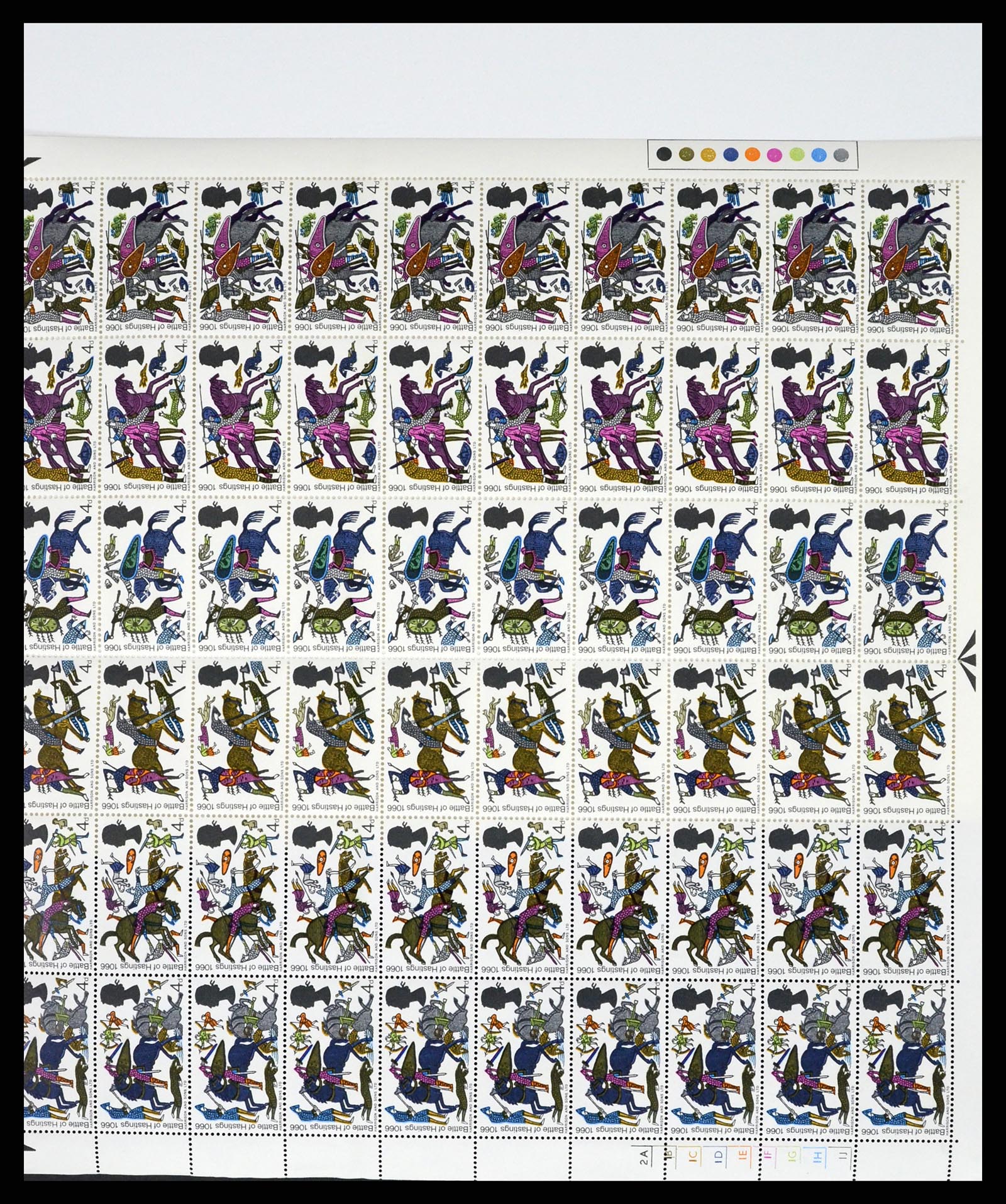 35657 054 - Postzegelverzameling 35657 Engelse koloniën 1965-1985.