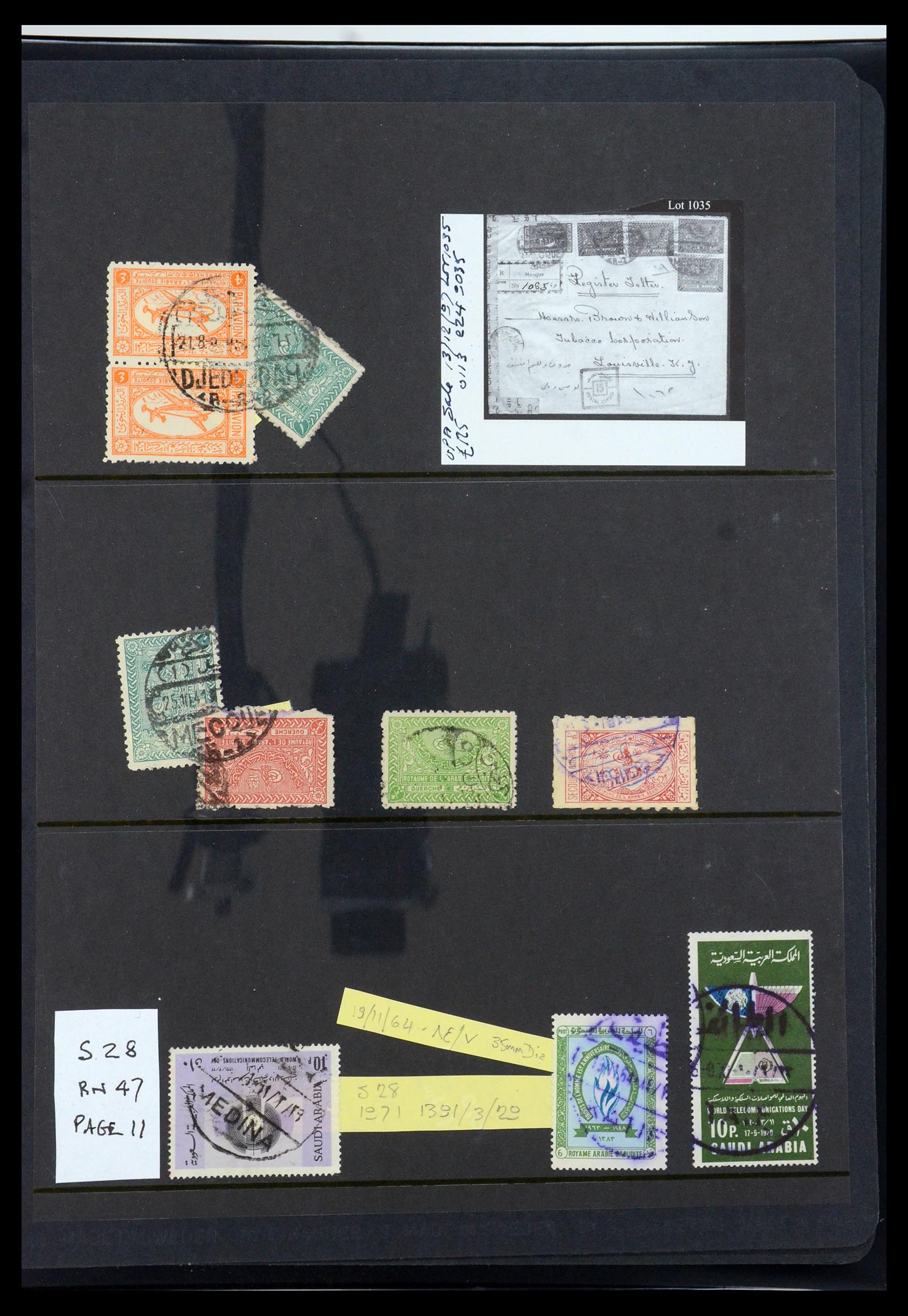 35661 078 - Postzegelverzameling 35661 Saoedi Arabië 1916-2000.