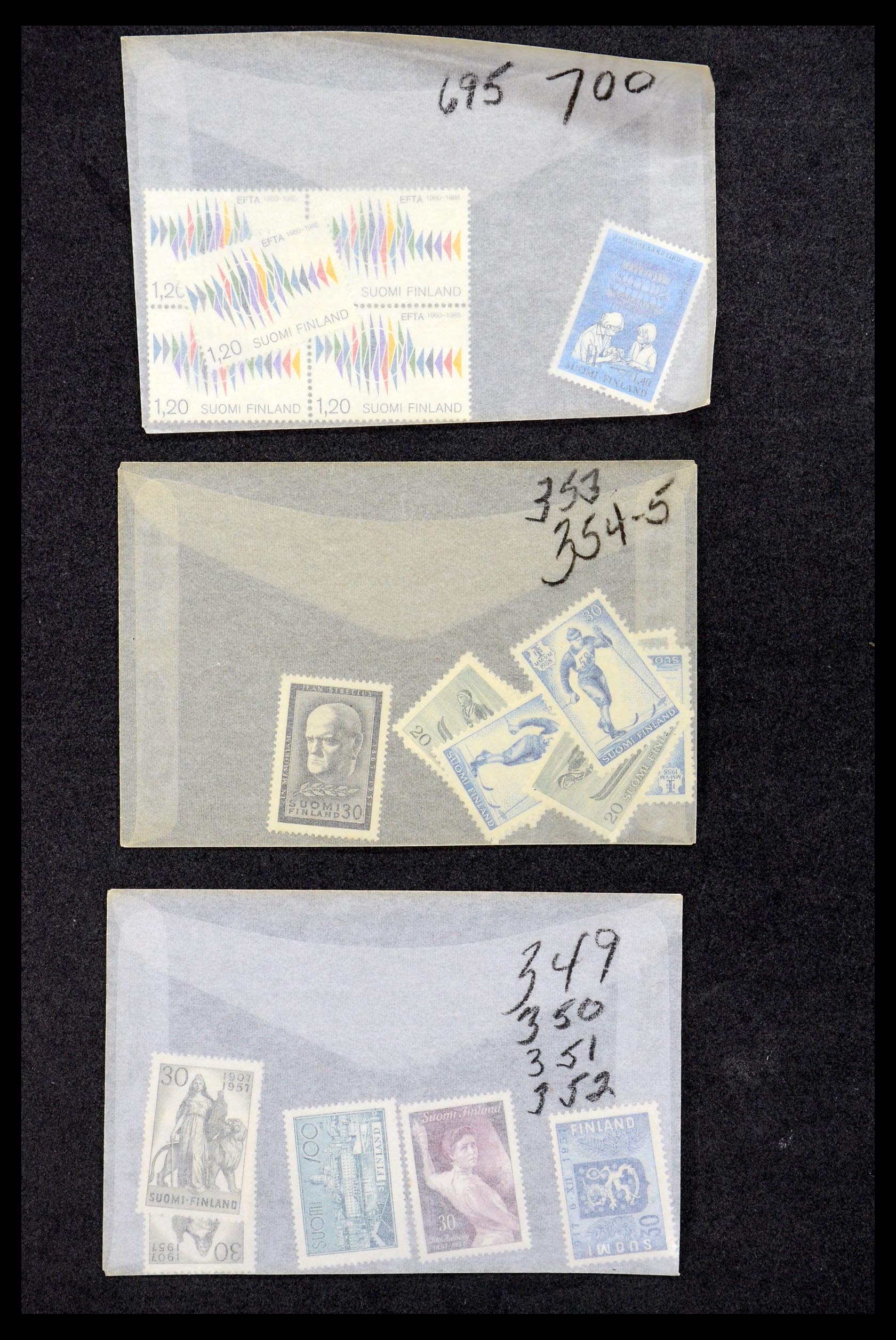 35662 051 - Postzegelverzameling 35662 Finland 1931-2007.