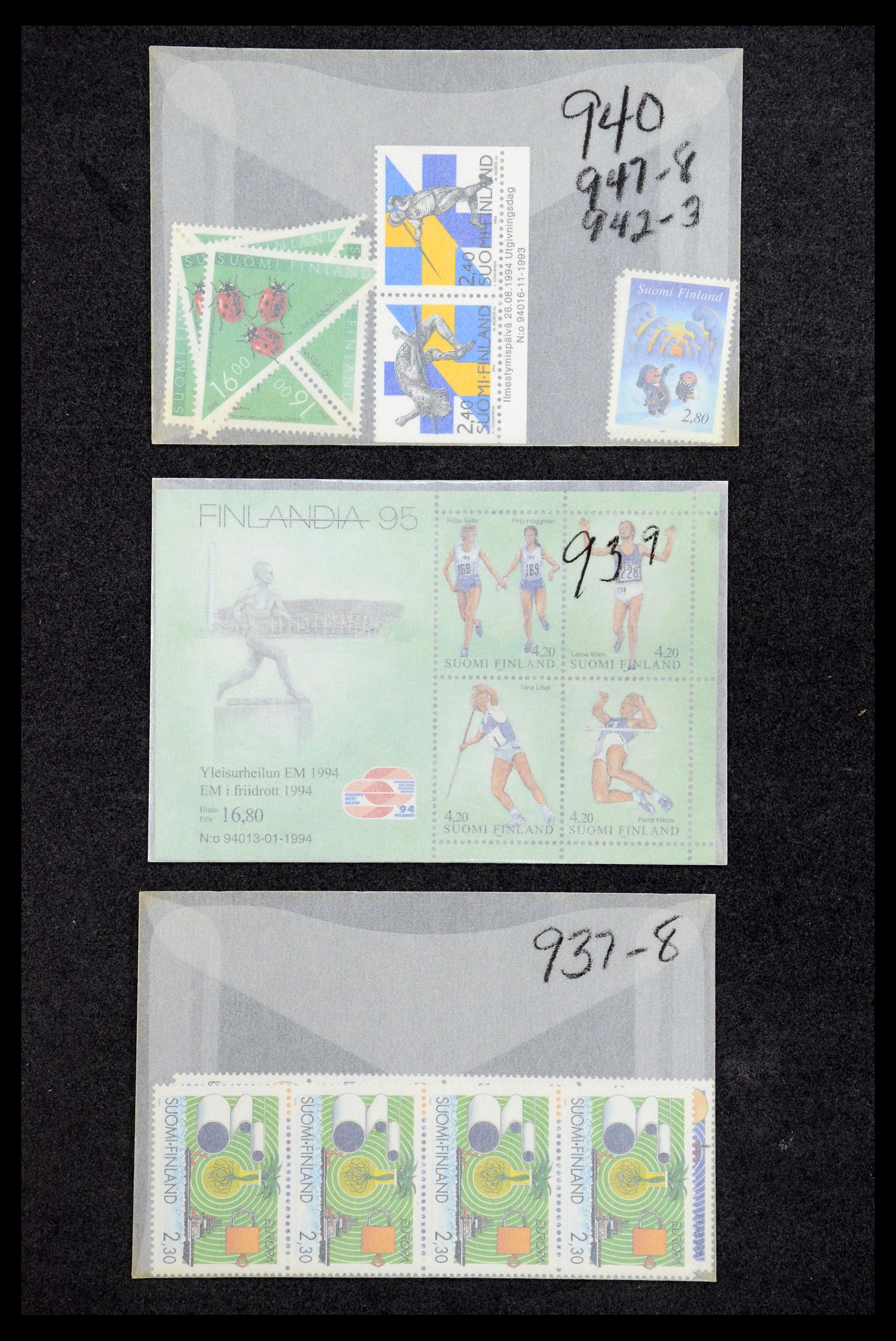 35662 075 - Postzegelverzameling 35662 Finland 1931-2007.