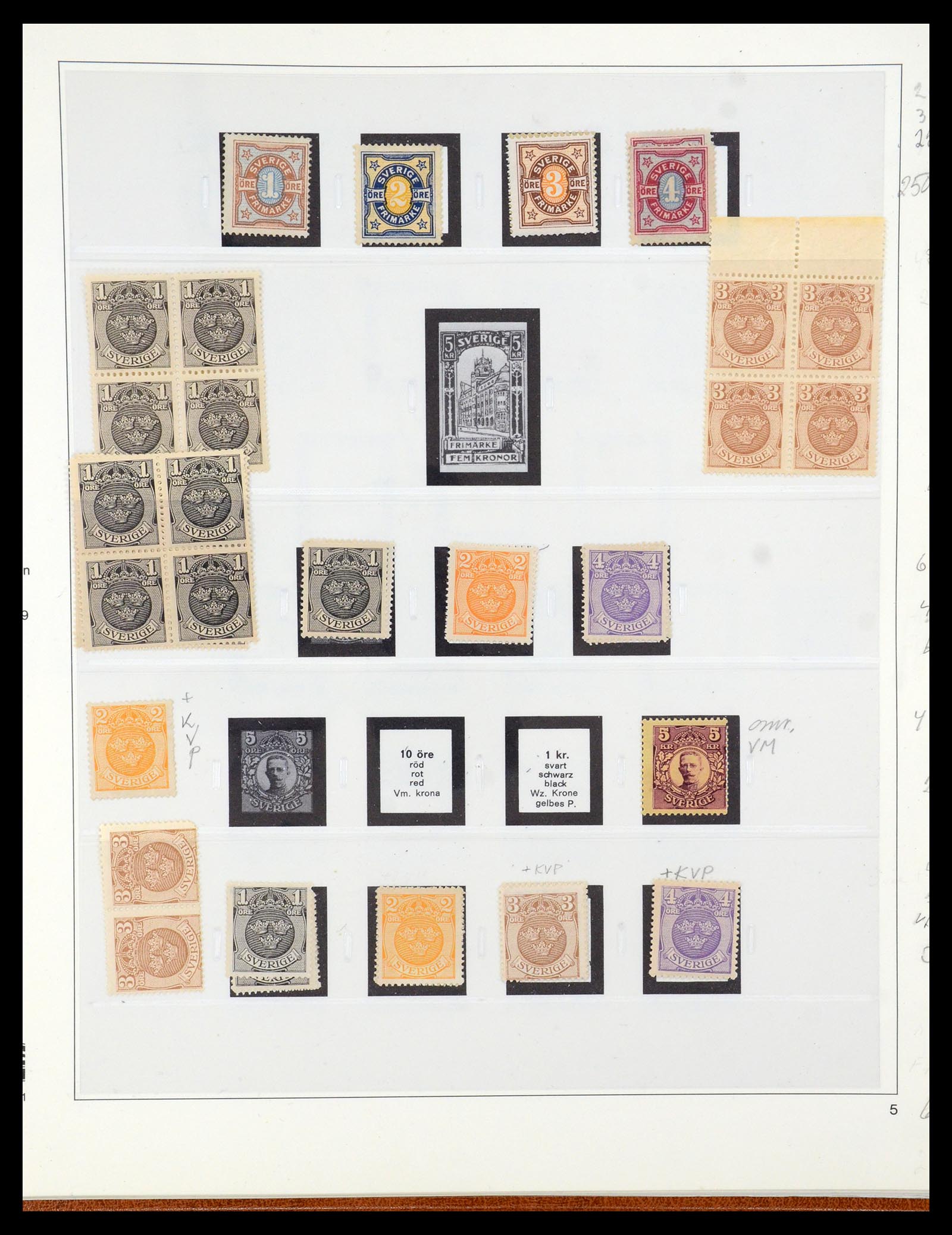35663 003 - Postzegelverzameling 35663 Zweden 1872-2001.