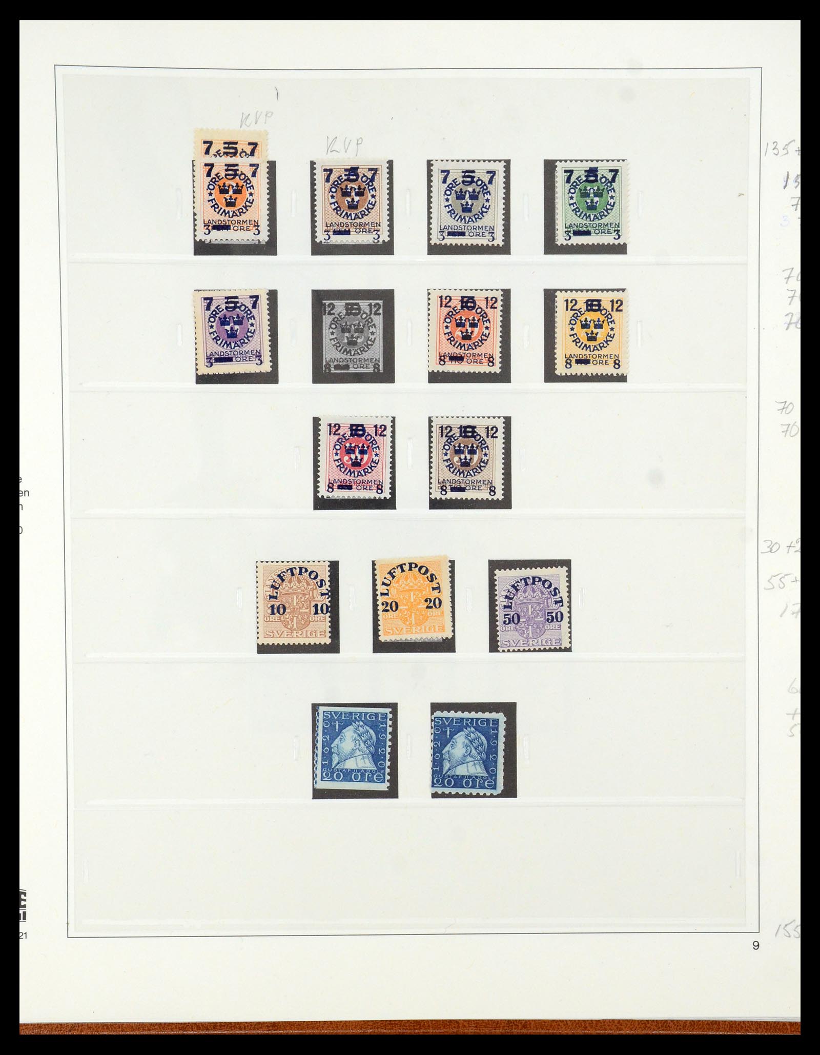 35663 006 - Postzegelverzameling 35663 Zweden 1872-2001.