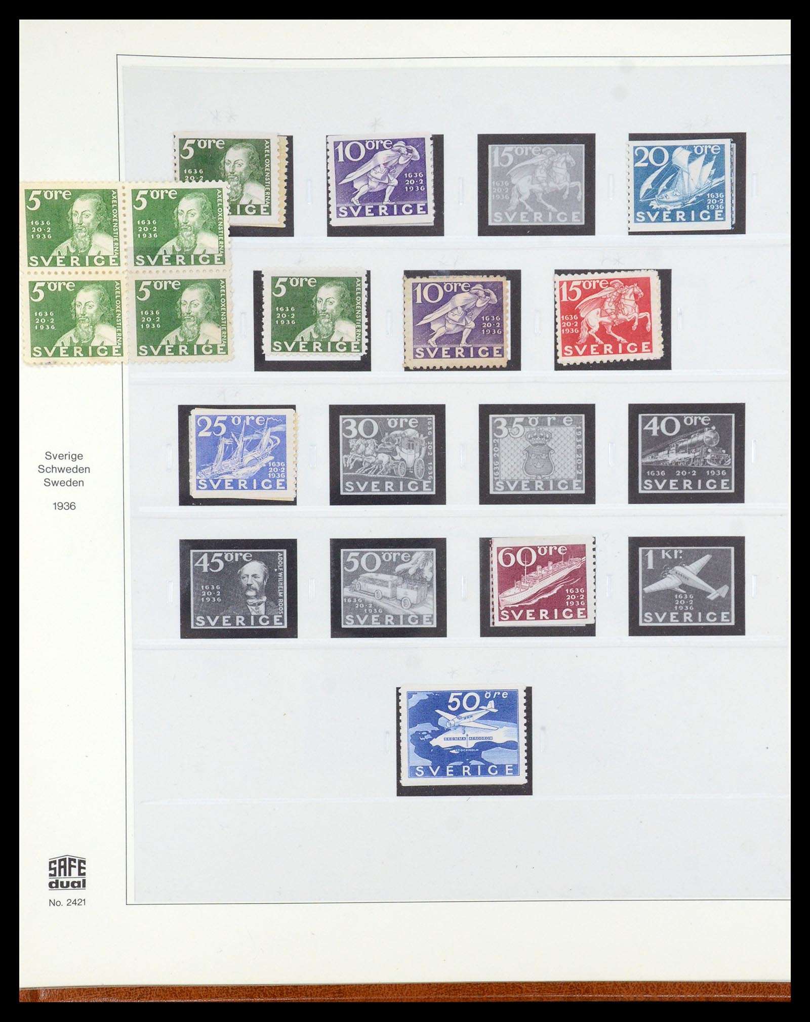 35663 016 - Stamp Collection 35663 Sweden 1872-2001.