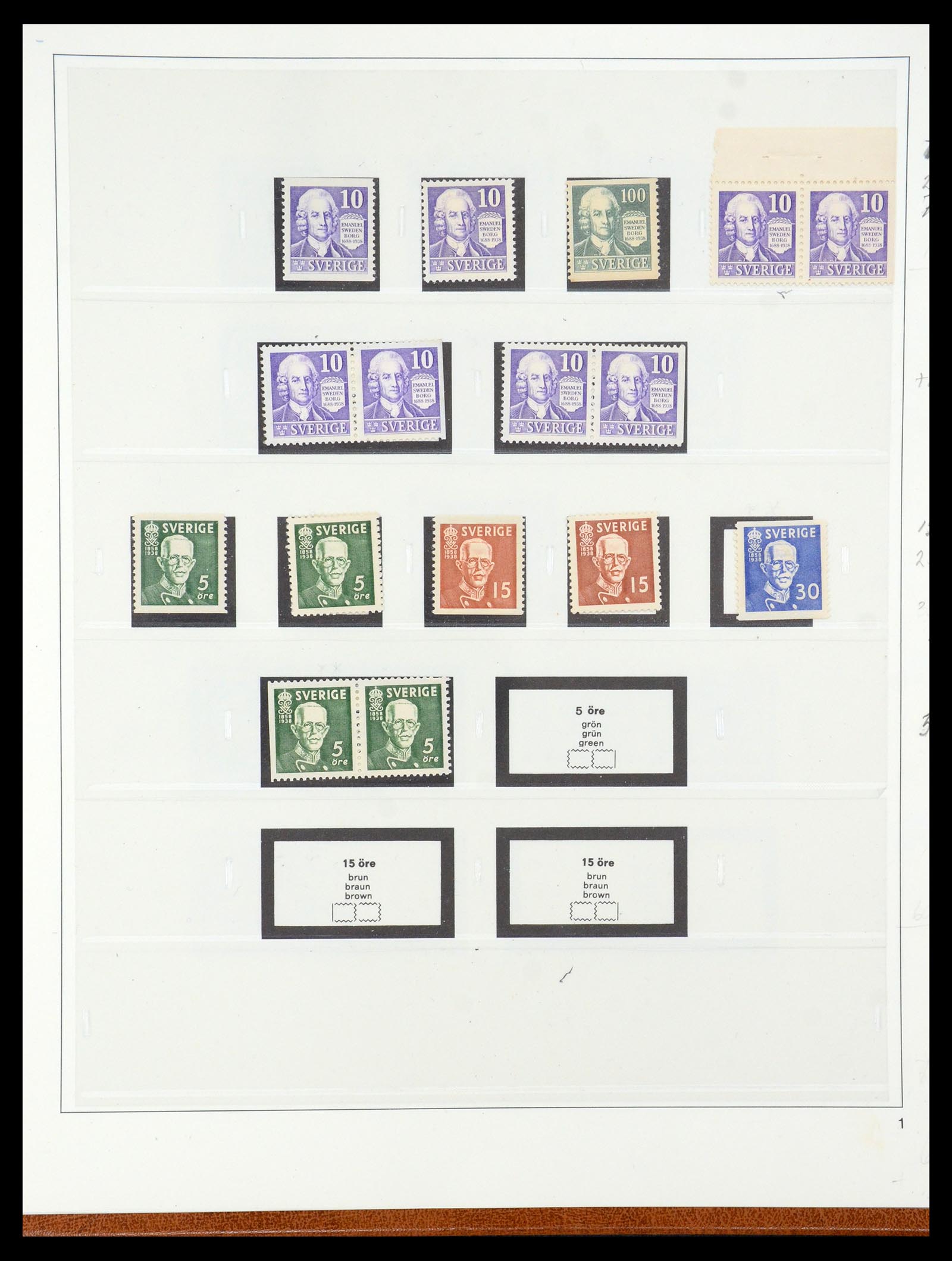 35663 023 - Postzegelverzameling 35663 Zweden 1872-2001.