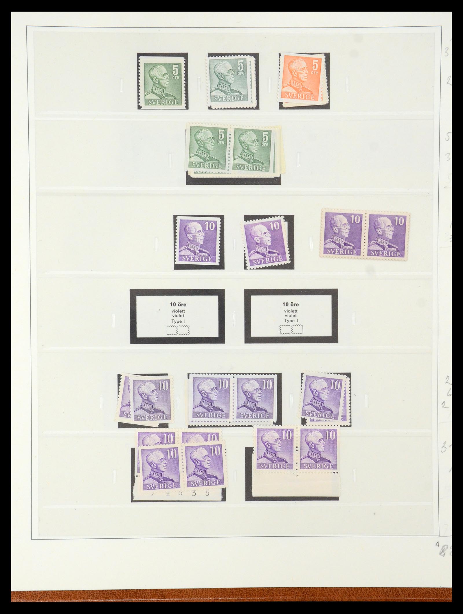 35663 026 - Postzegelverzameling 35663 Zweden 1872-2001.