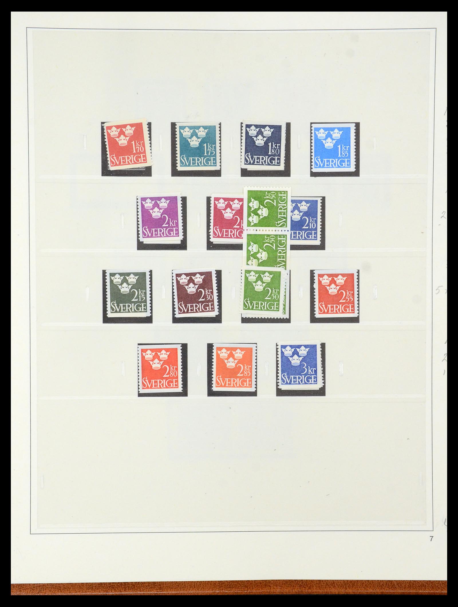 35663 029 - Postzegelverzameling 35663 Zweden 1872-2001.
