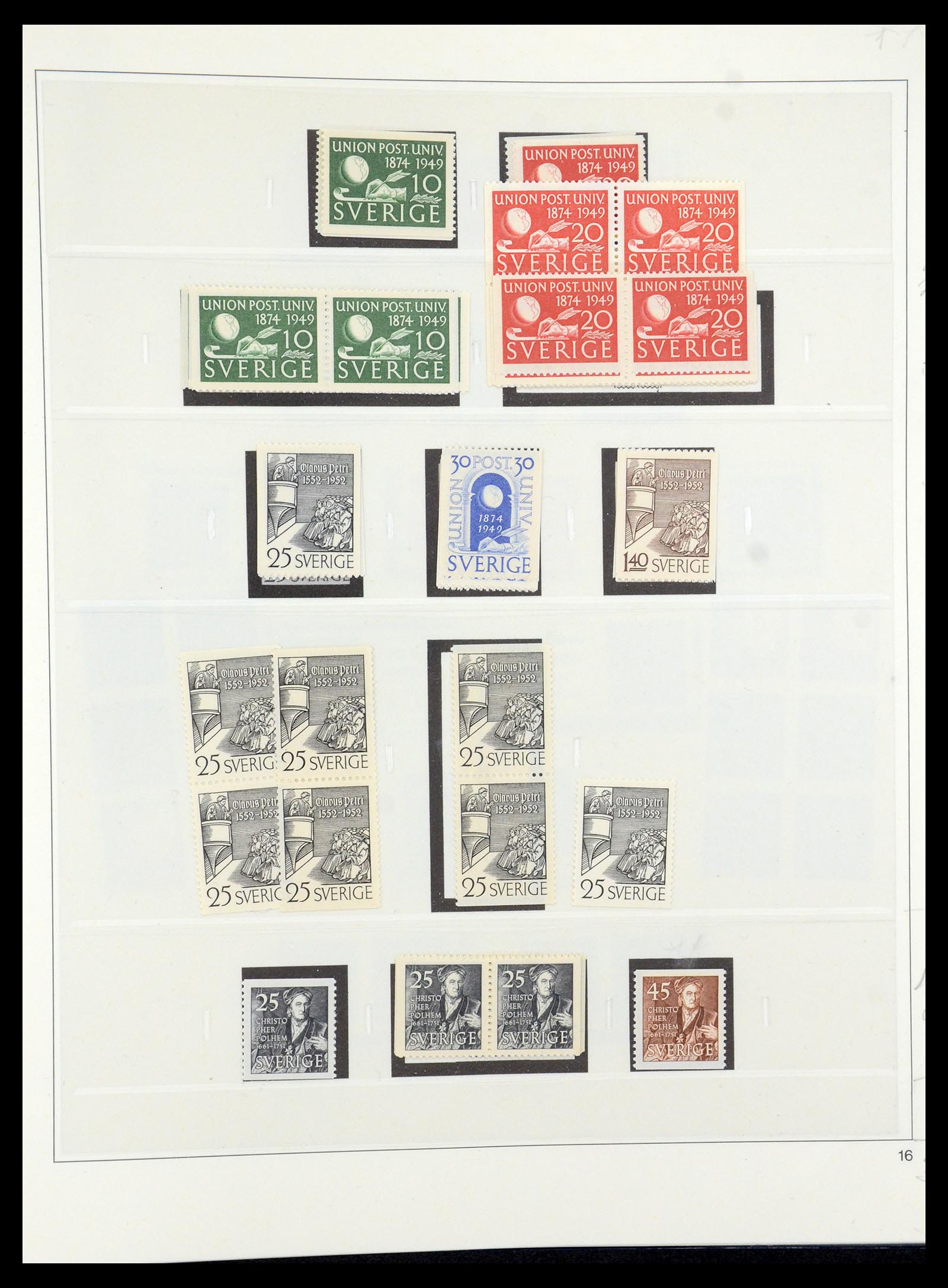 35663 038 - Stamp Collection 35663 Sweden 1872-2001.