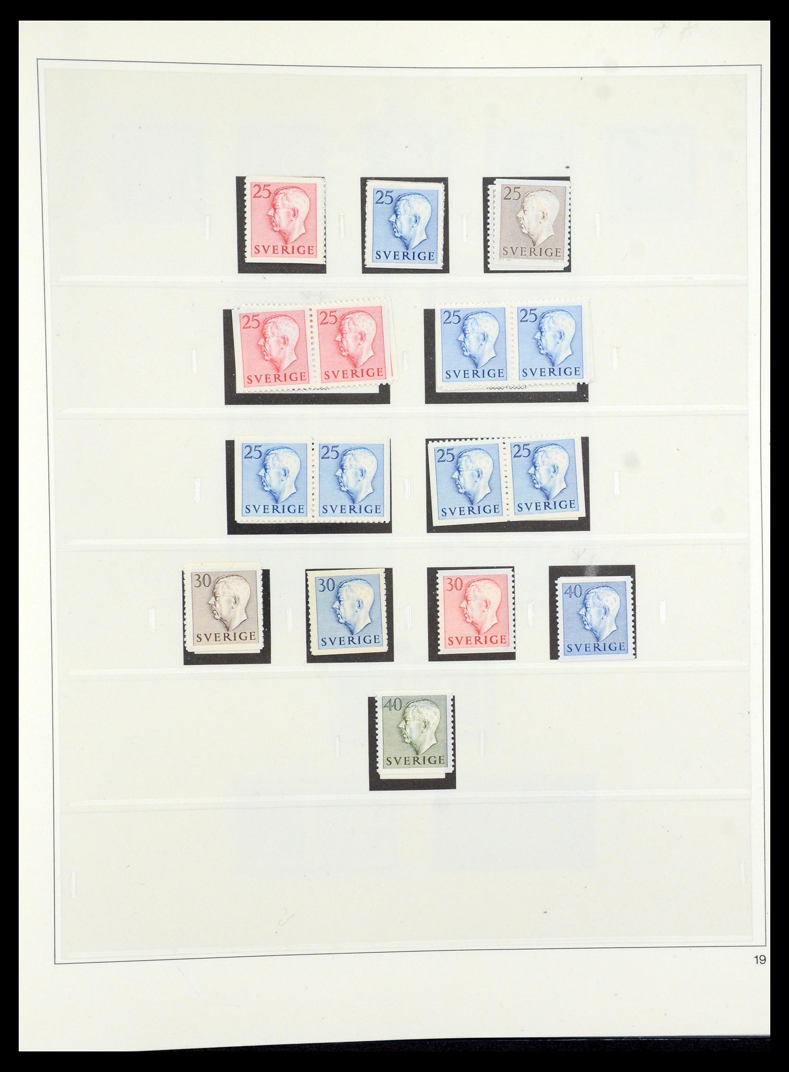 35663 041 - Postzegelverzameling 35663 Zweden 1872-2001.