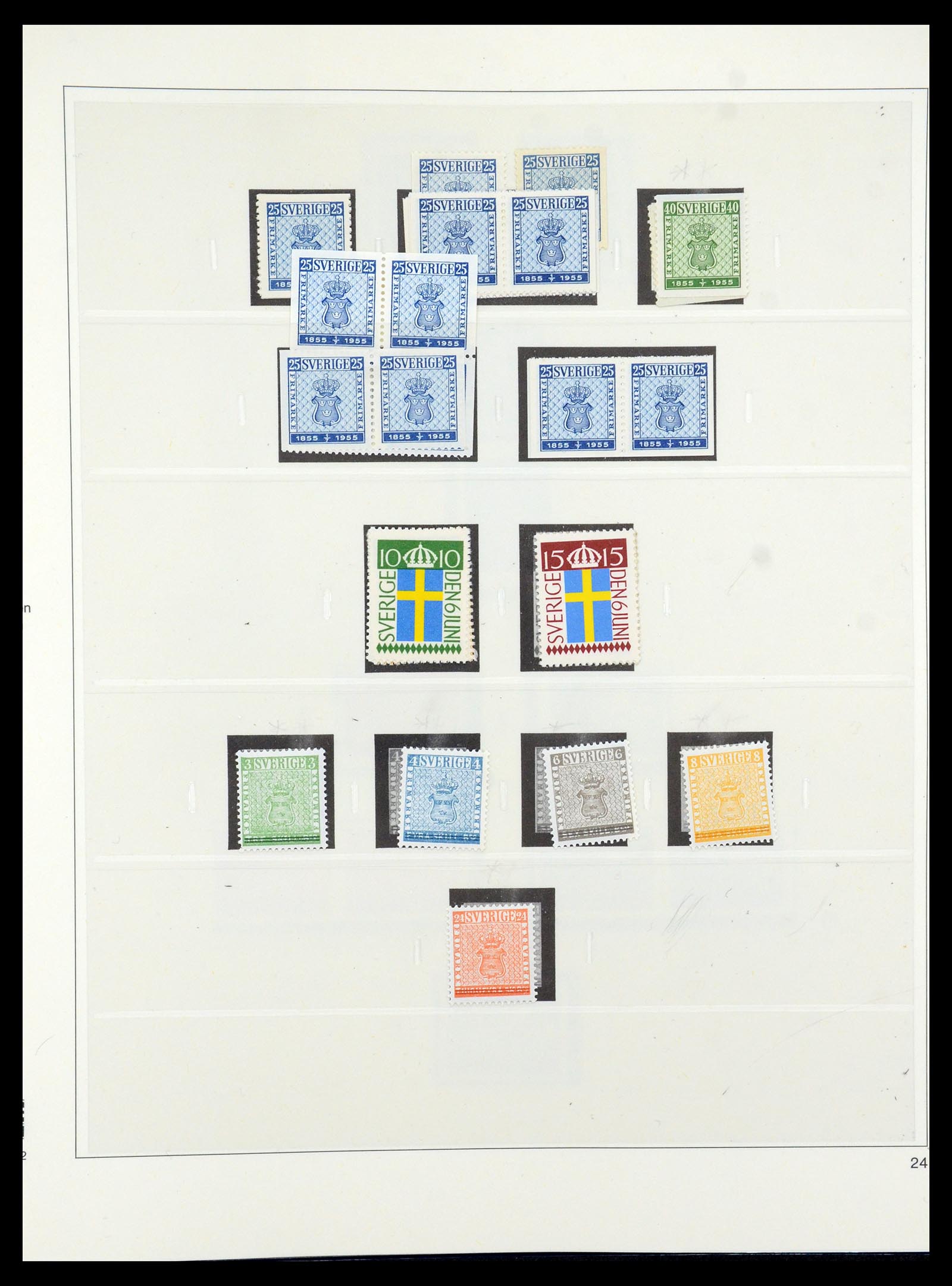 35663 046 - Postzegelverzameling 35663 Zweden 1872-2001.