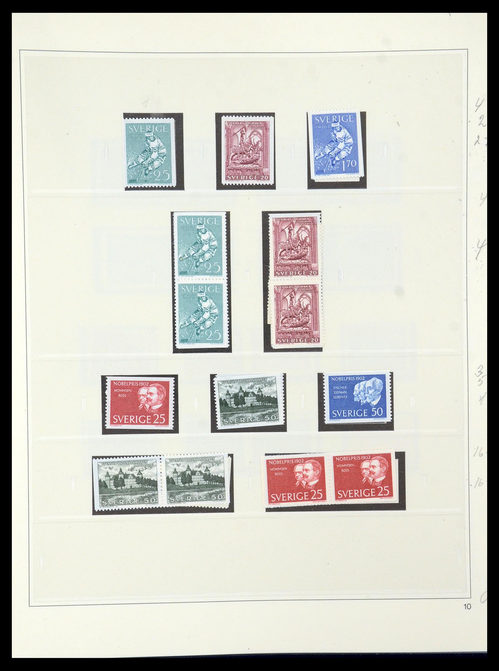35663 061 - Postzegelverzameling 35663 Zweden 1872-2001.