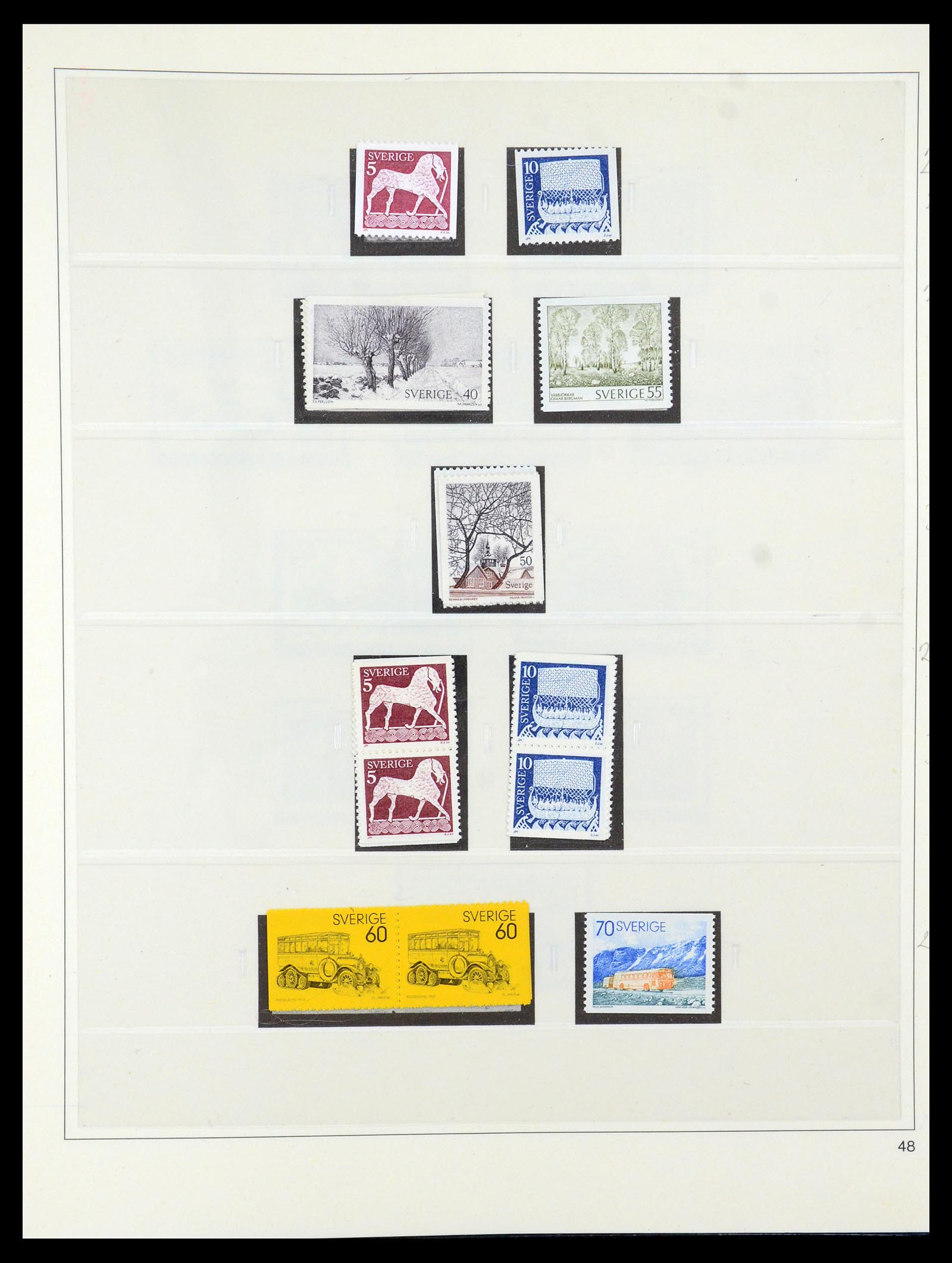 35663 099 - Stamp Collection 35663 Sweden 1872-2001.