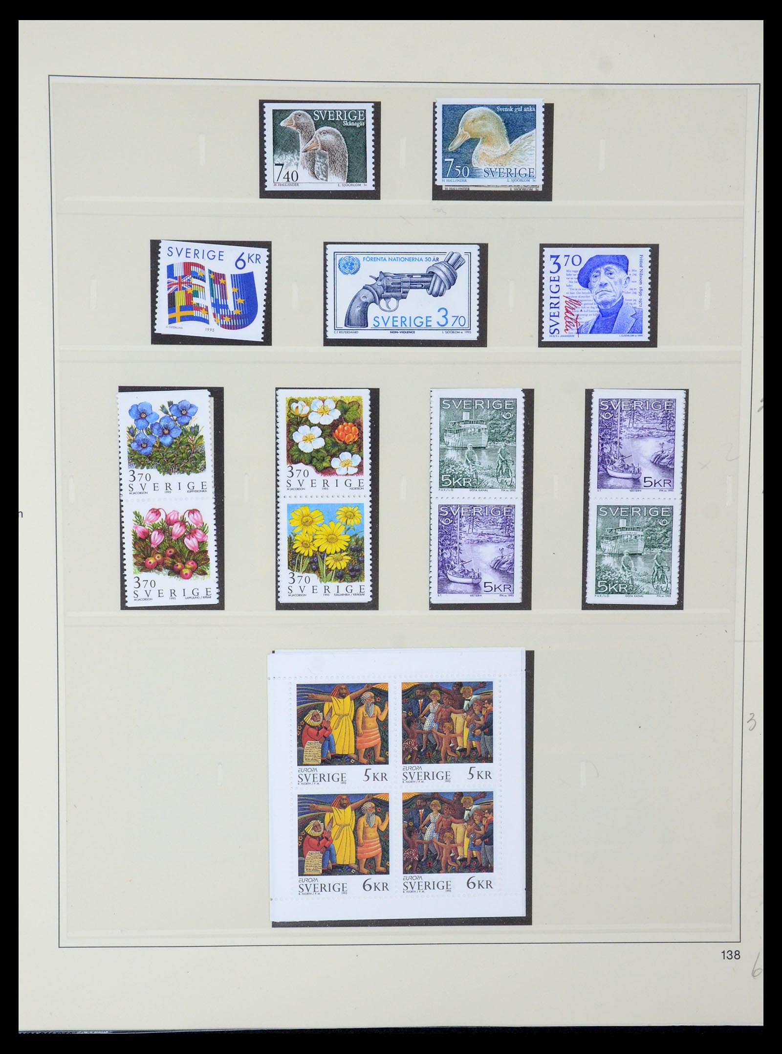 35663 242 - Postzegelverzameling 35663 Zweden 1872-2001.