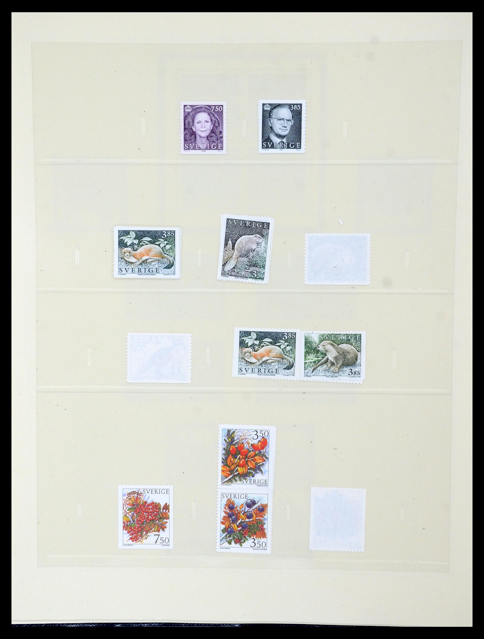 35663 249 - Postzegelverzameling 35663 Zweden 1872-2001.