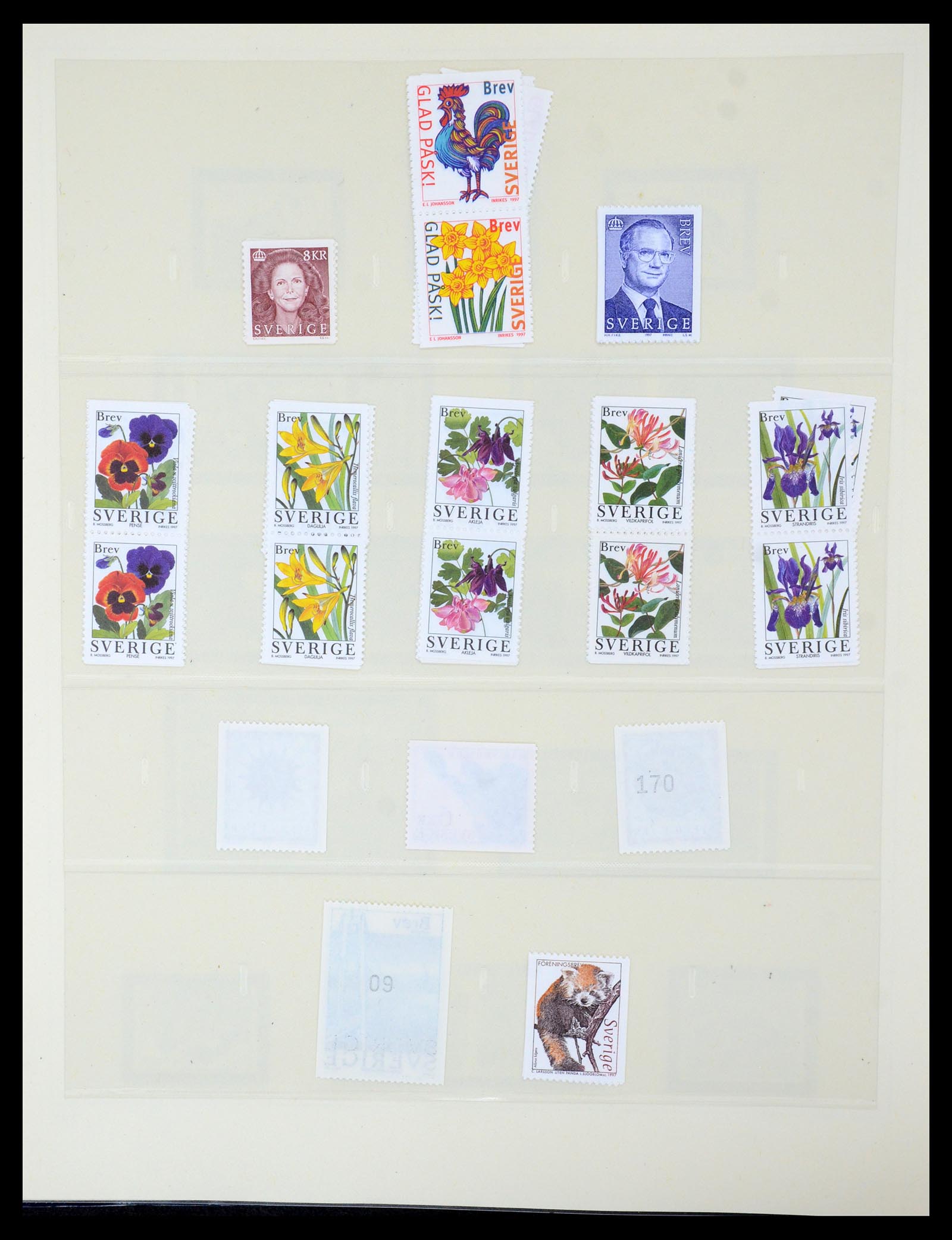 35663 259 - Postzegelverzameling 35663 Zweden 1872-2001.