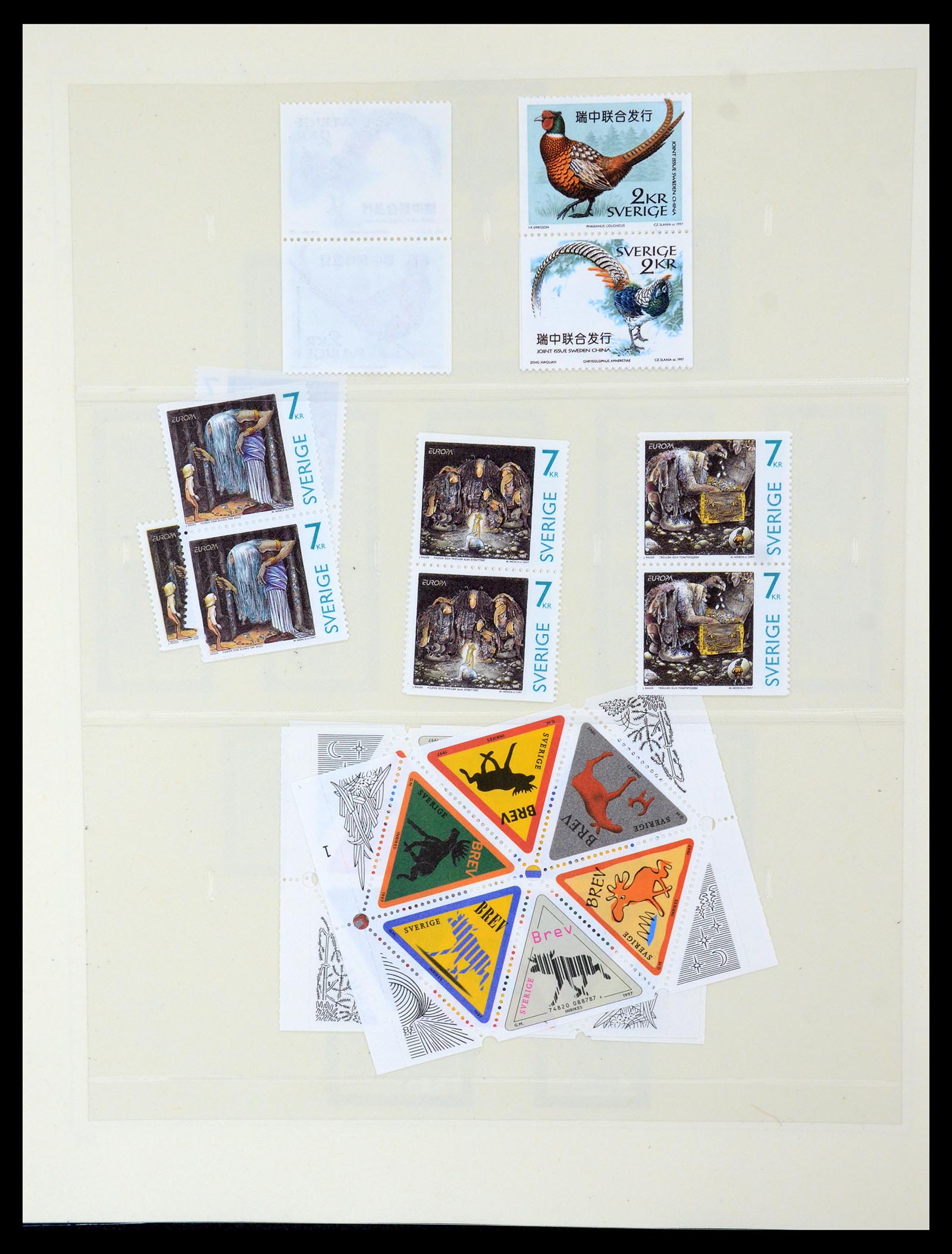 35663 261 - Postzegelverzameling 35663 Zweden 1872-2001.