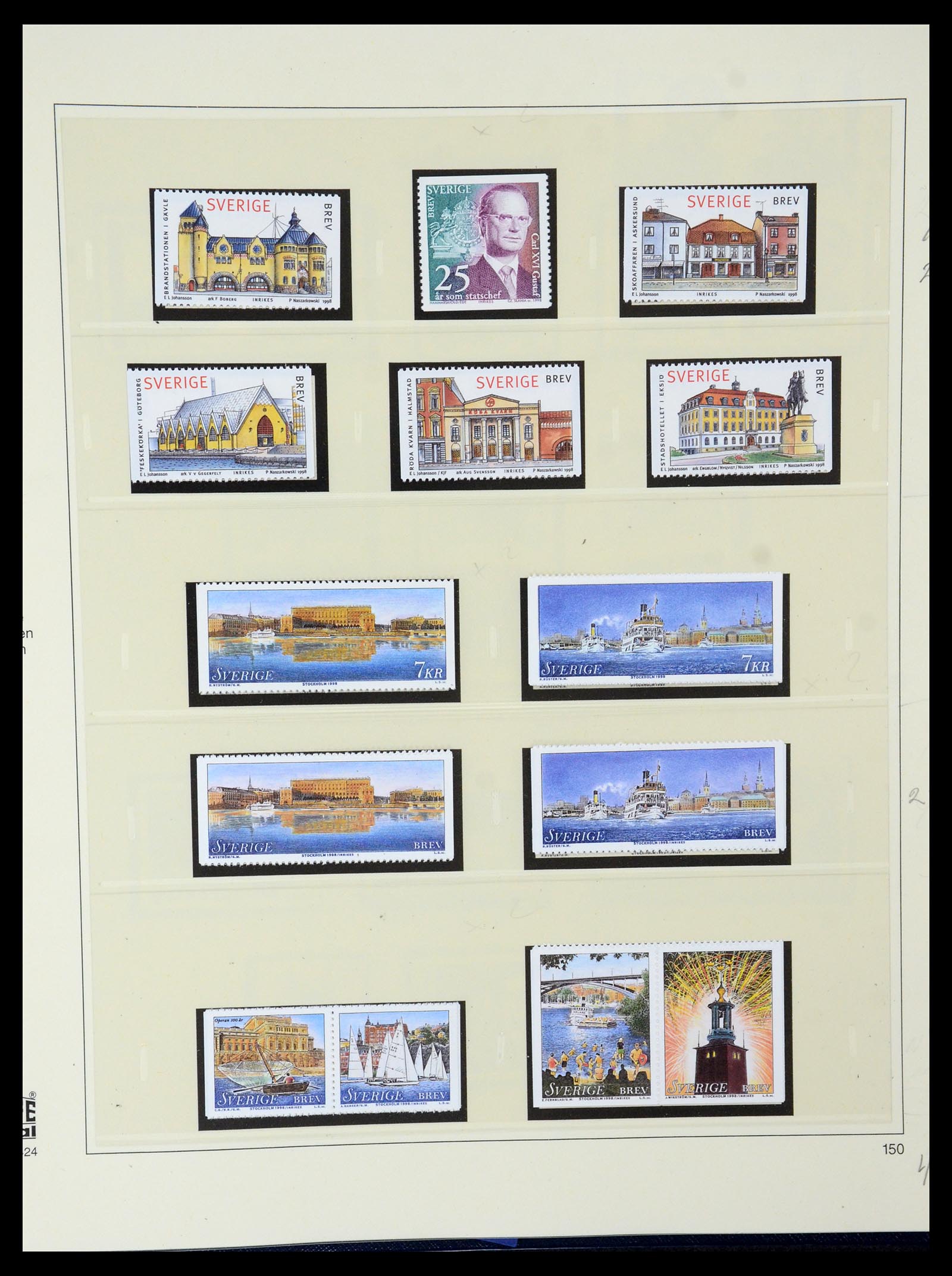 35663 266 - Postzegelverzameling 35663 Zweden 1872-2001.
