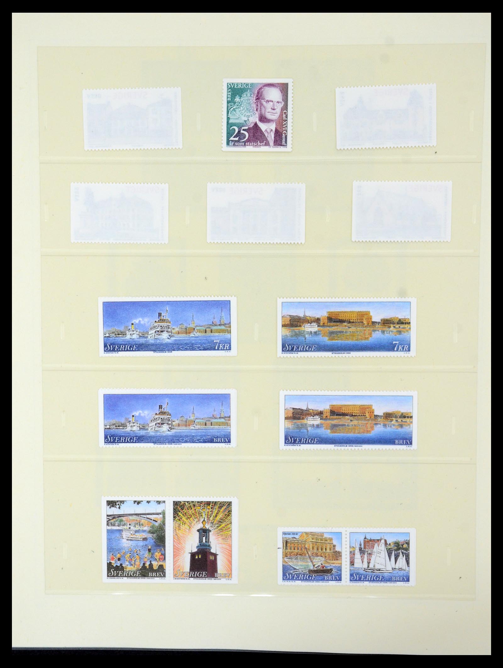 35663 267 - Postzegelverzameling 35663 Zweden 1872-2001.