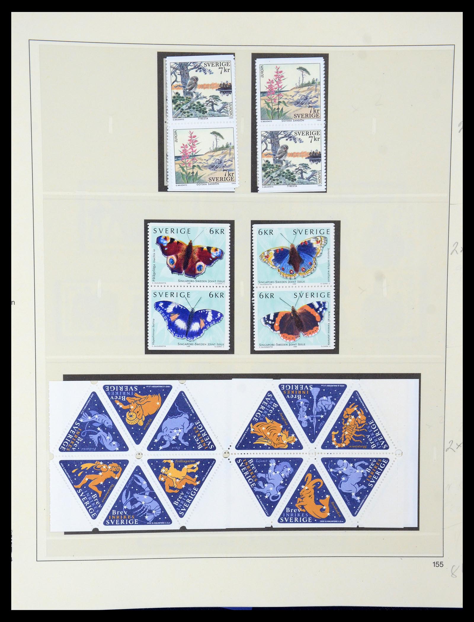35663 276 - Postzegelverzameling 35663 Zweden 1872-2001.
