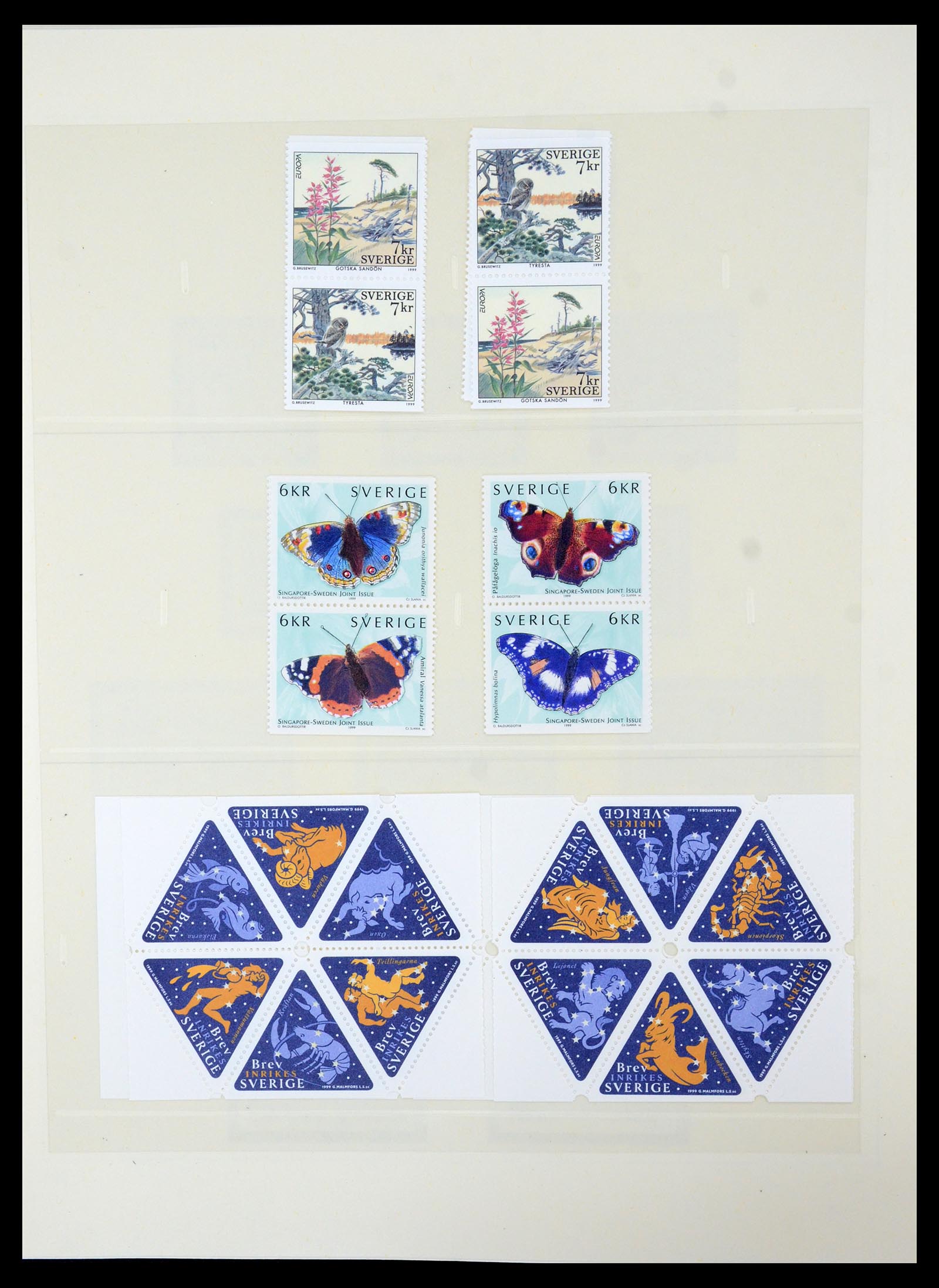 35663 277 - Postzegelverzameling 35663 Zweden 1872-2001.