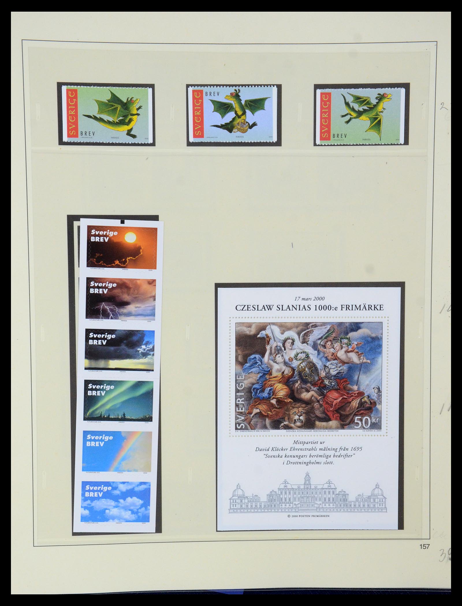 35663 280 - Postzegelverzameling 35663 Zweden 1872-2001.