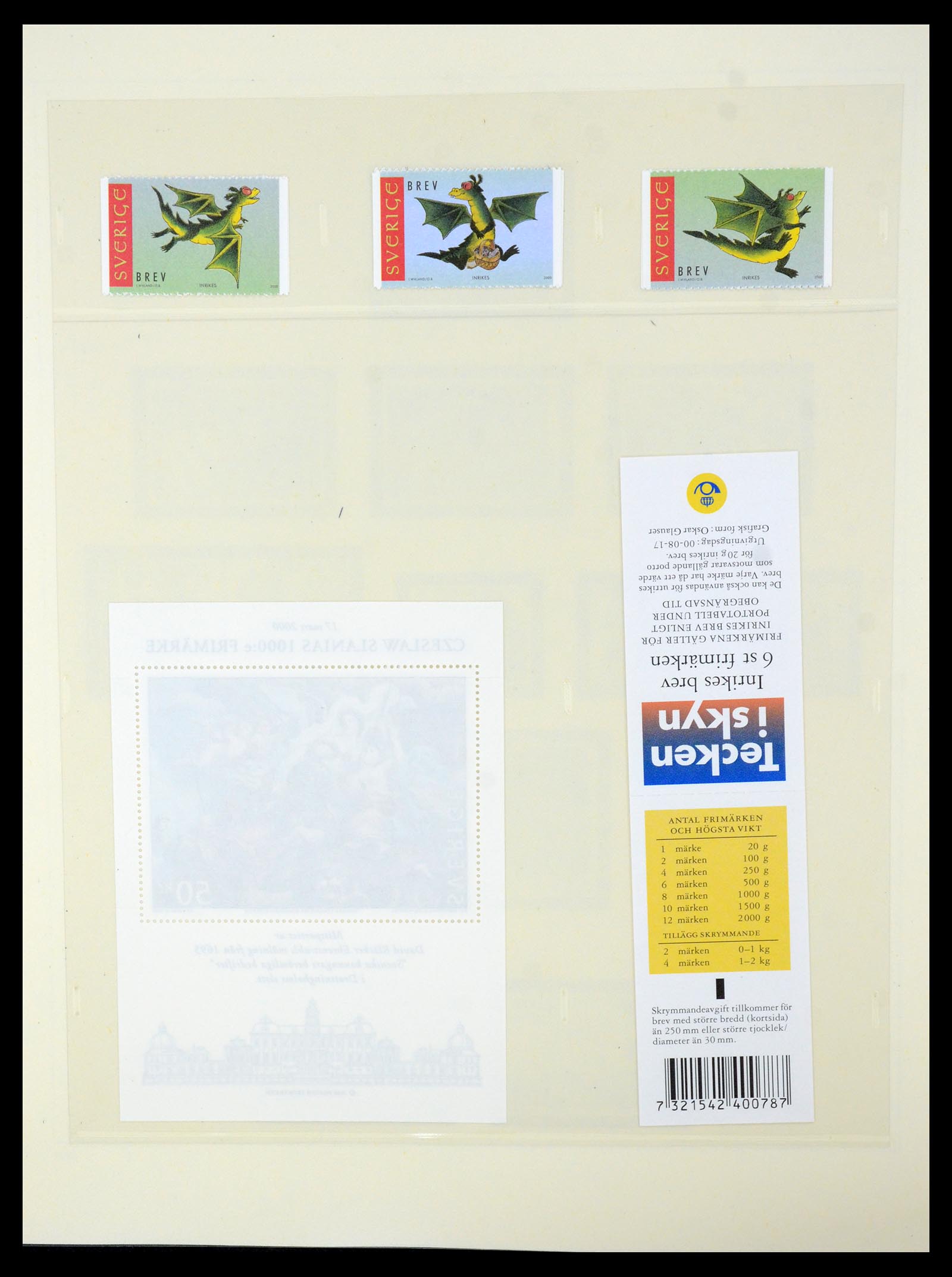 35663 281 - Postzegelverzameling 35663 Zweden 1872-2001.