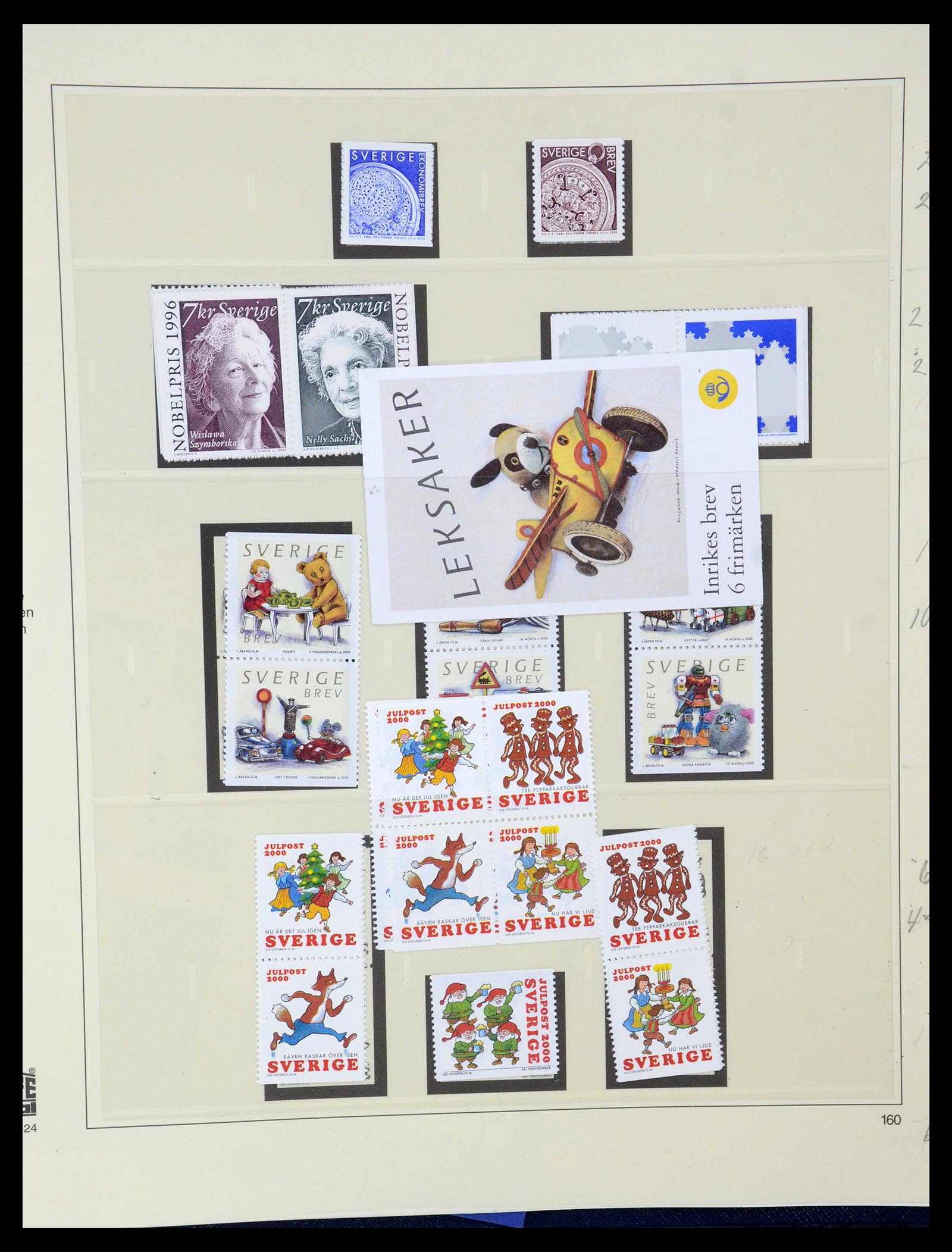 35663 285 - Postzegelverzameling 35663 Zweden 1872-2001.