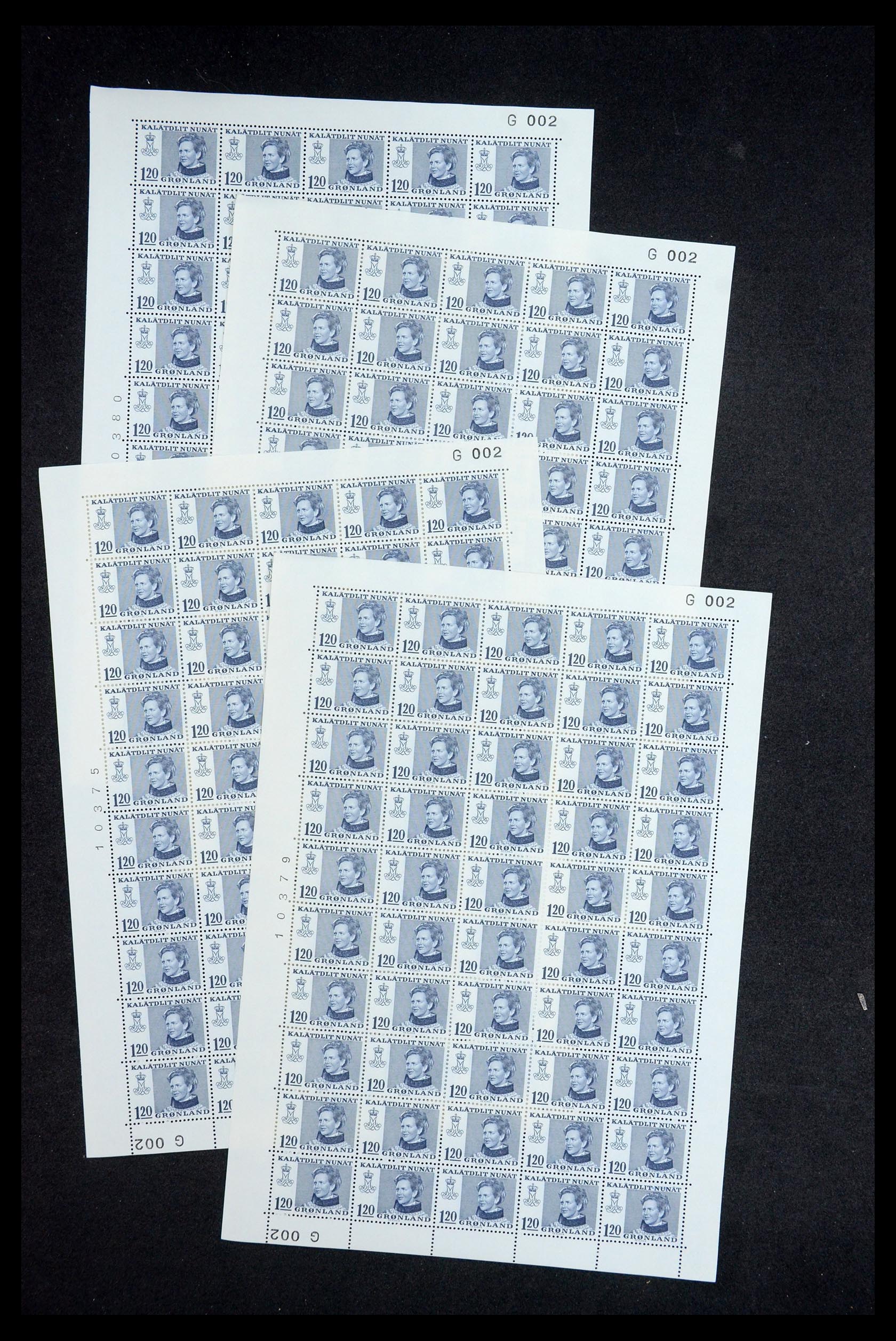 35664 006 - Postzegelverzameling 35664 Groenland 1961-1977.