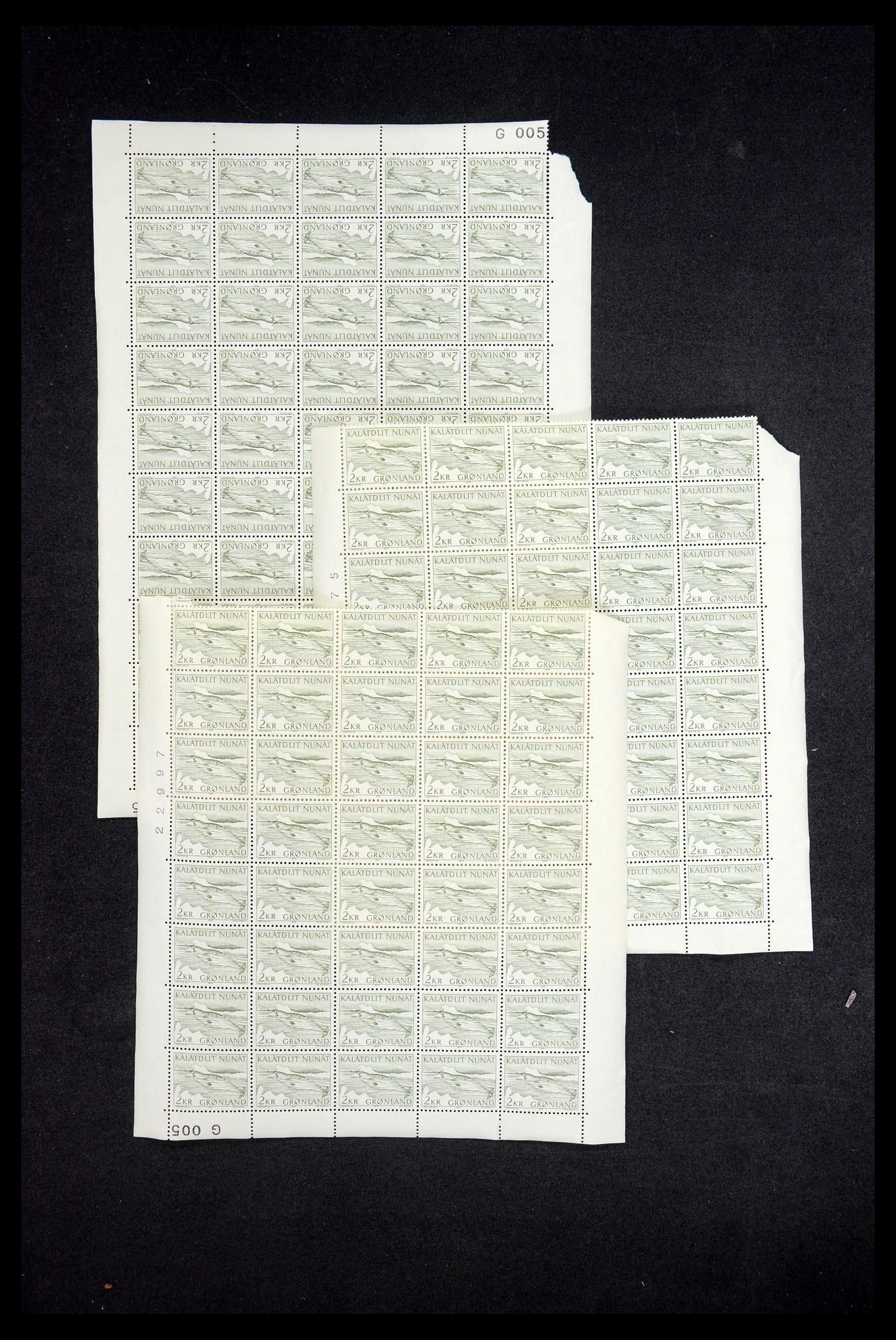 35664 015 - Postzegelverzameling 35664 Groenland 1961-1977.