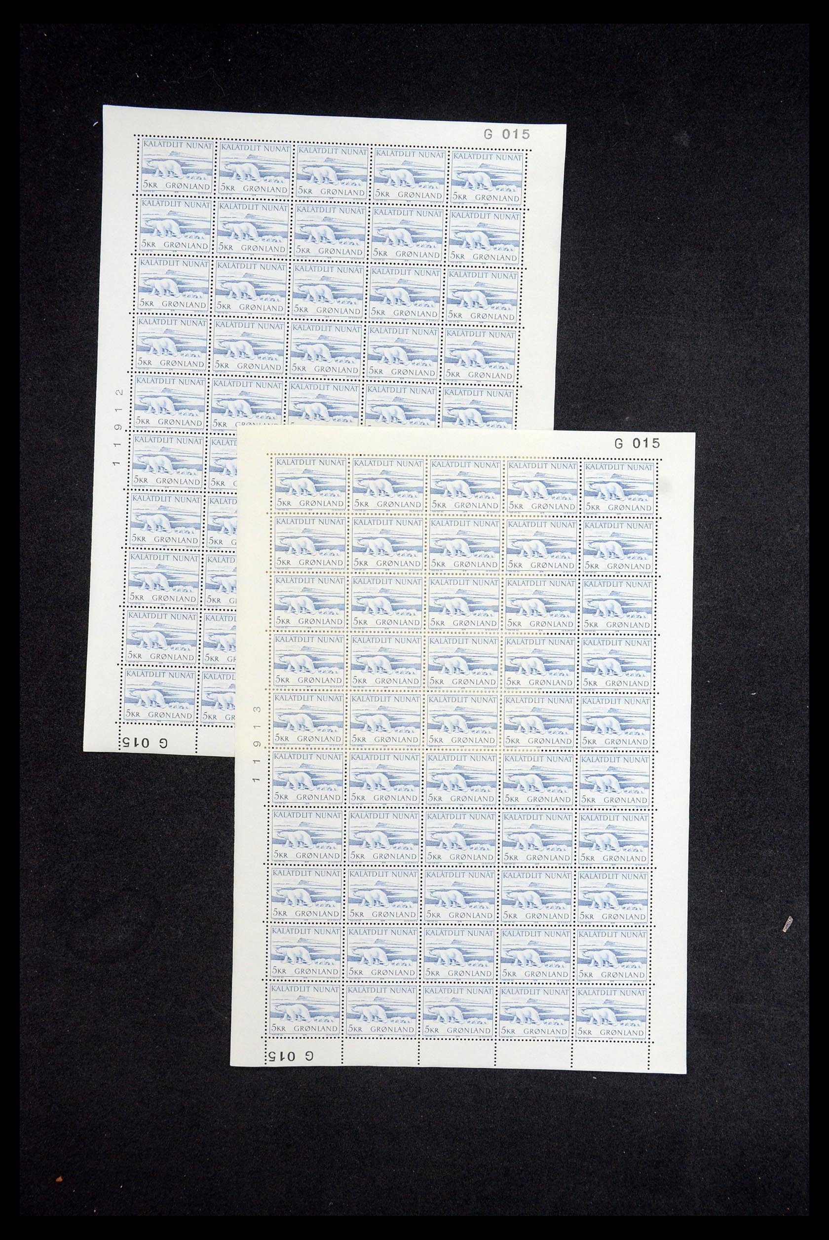 35664 020 - Postzegelverzameling 35664 Groenland 1961-1977.