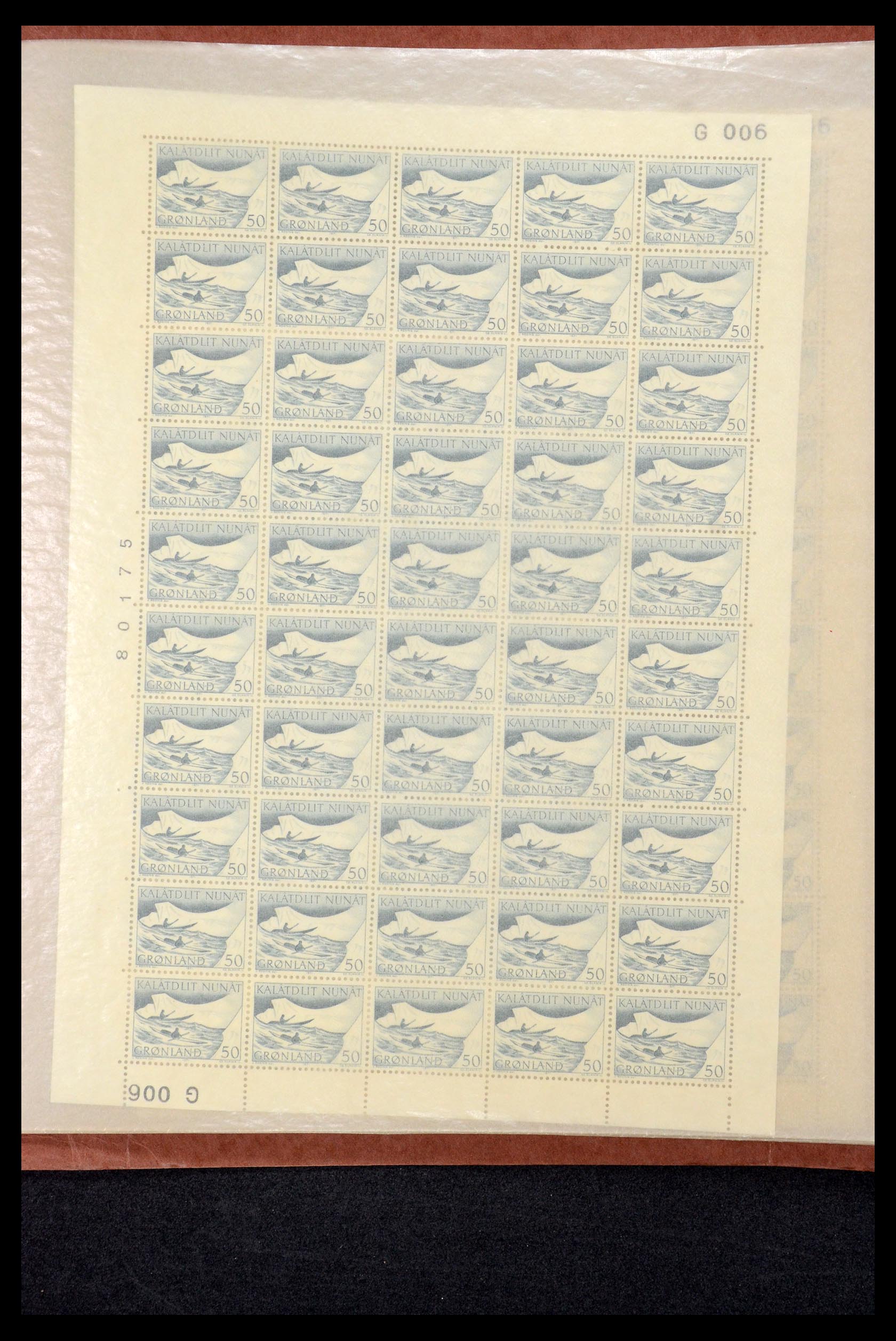 35664 025 - Postzegelverzameling 35664 Groenland 1961-1977.