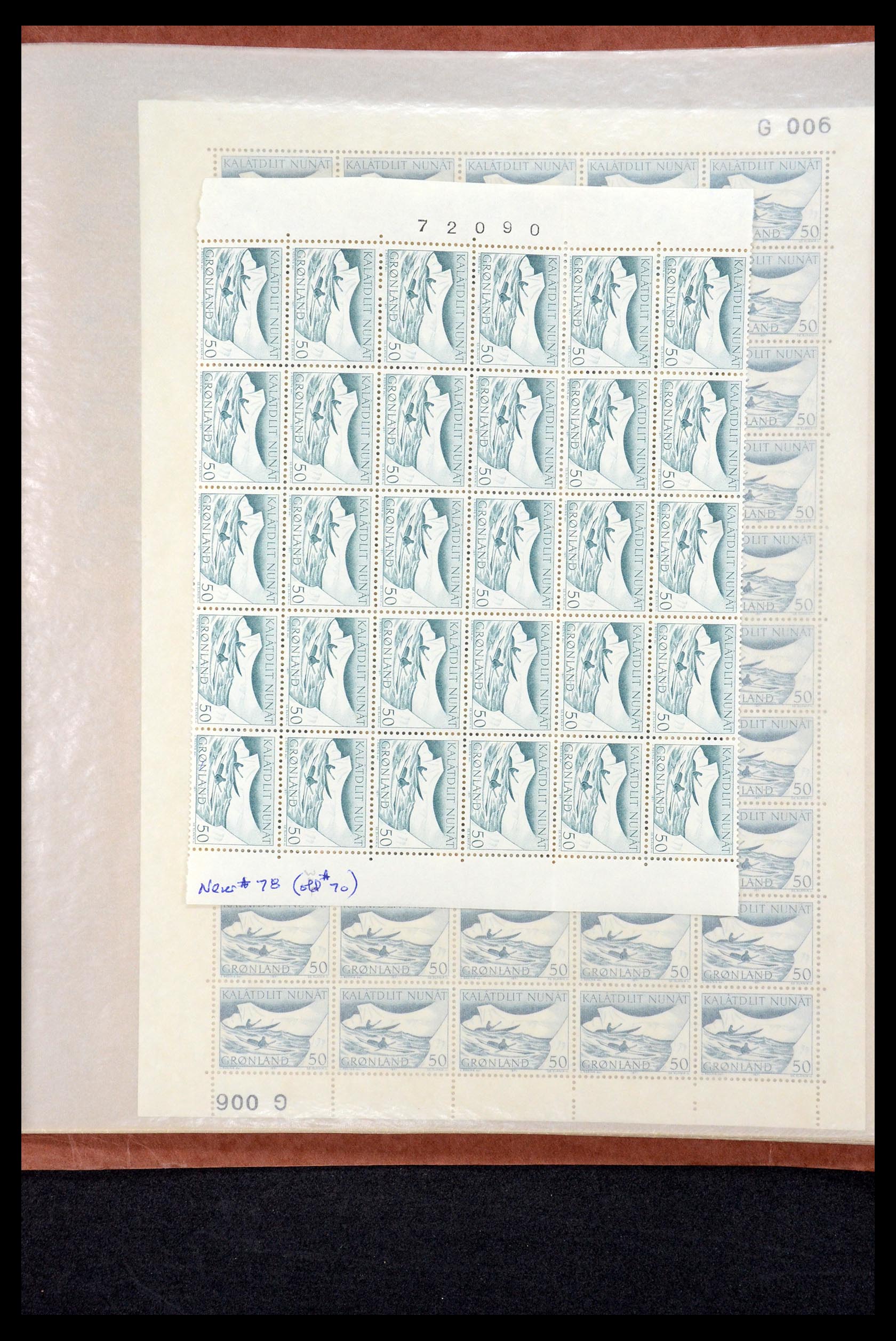 35664 026 - Postzegelverzameling 35664 Groenland 1961-1977.