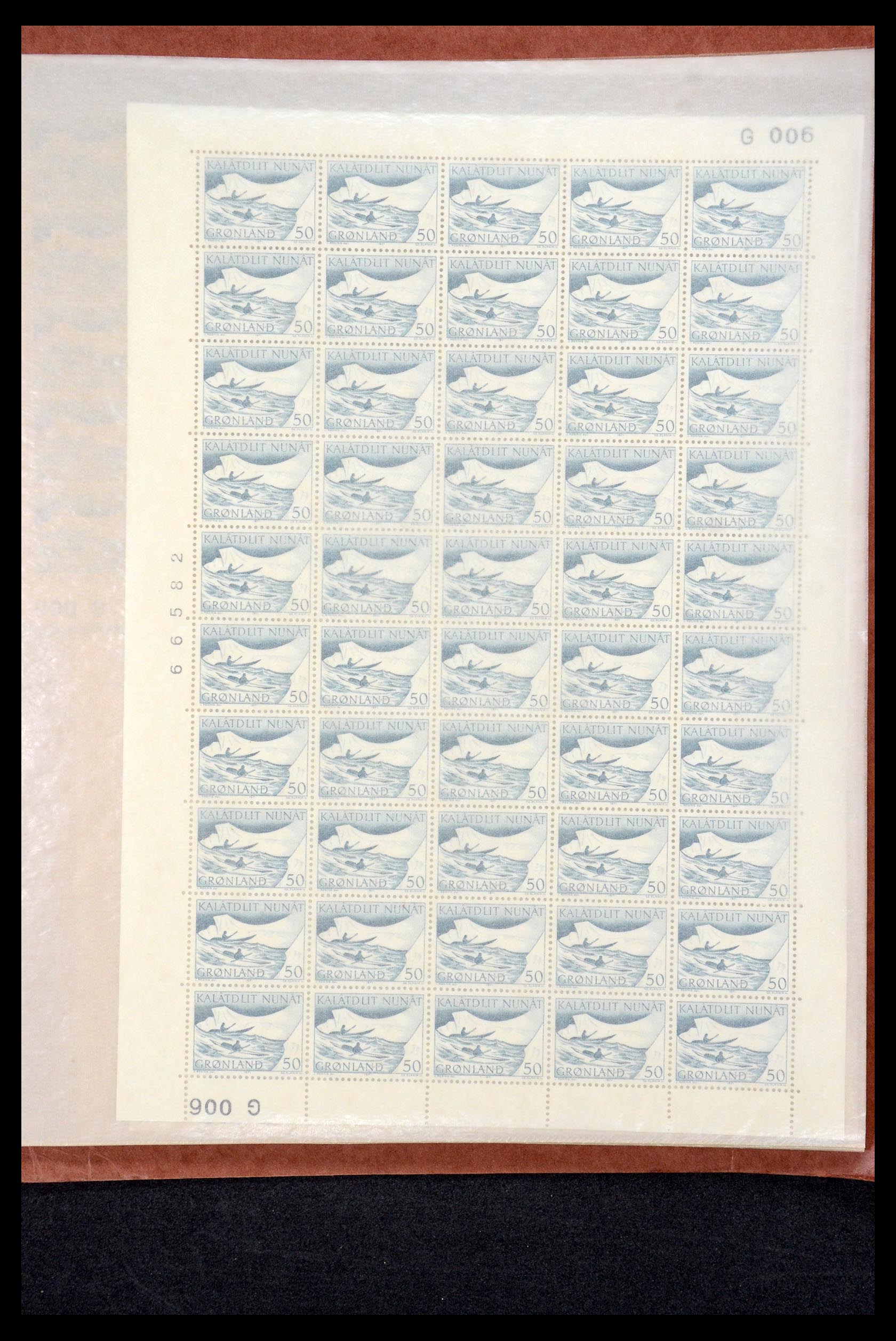 35664 027 - Postzegelverzameling 35664 Groenland 1961-1977.