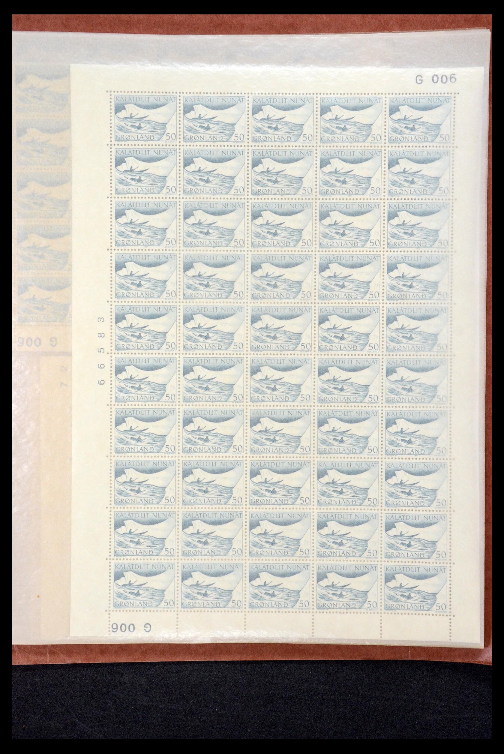 35664 028 - Postzegelverzameling 35664 Groenland 1961-1977.