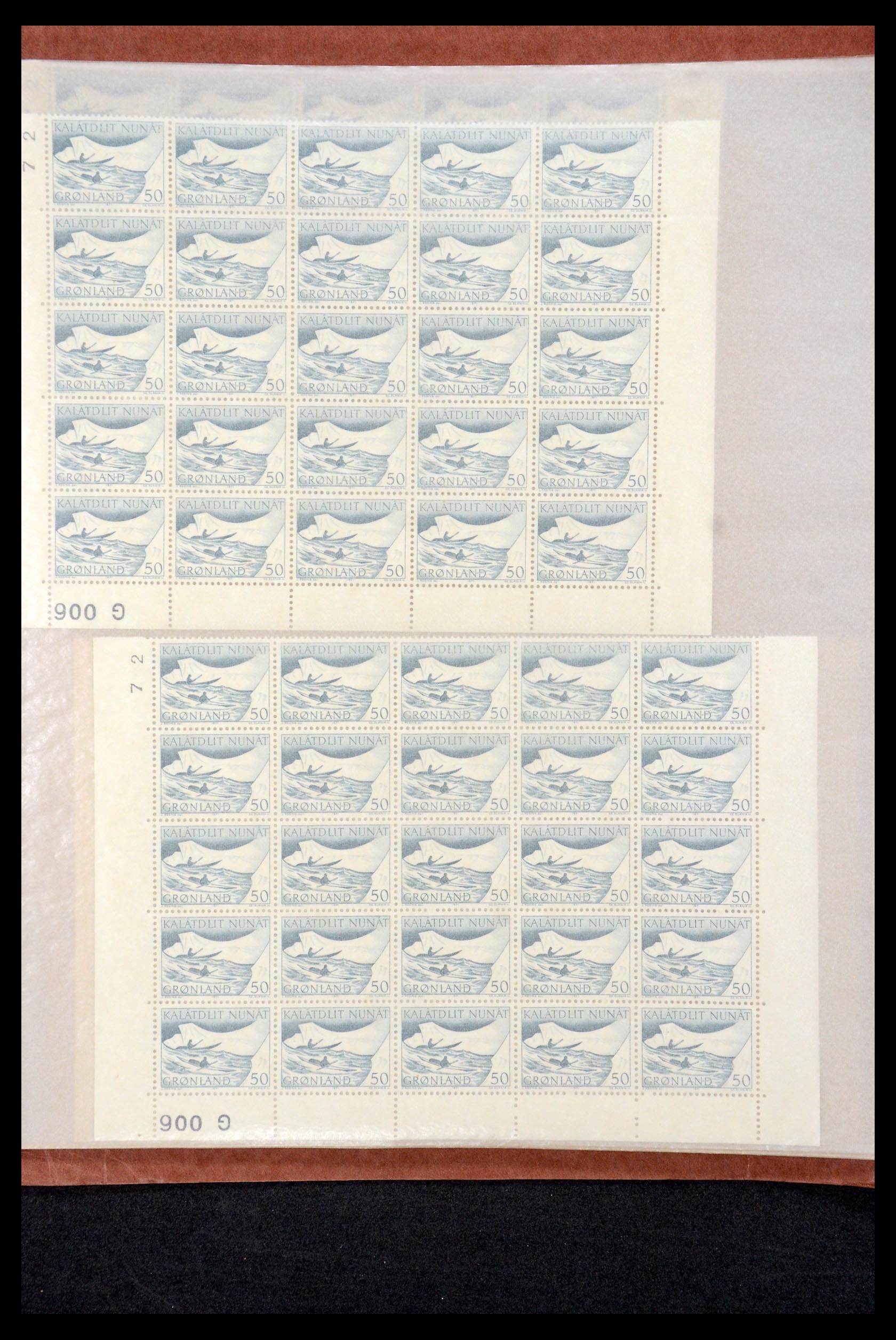 35664 029 - Postzegelverzameling 35664 Groenland 1961-1977.