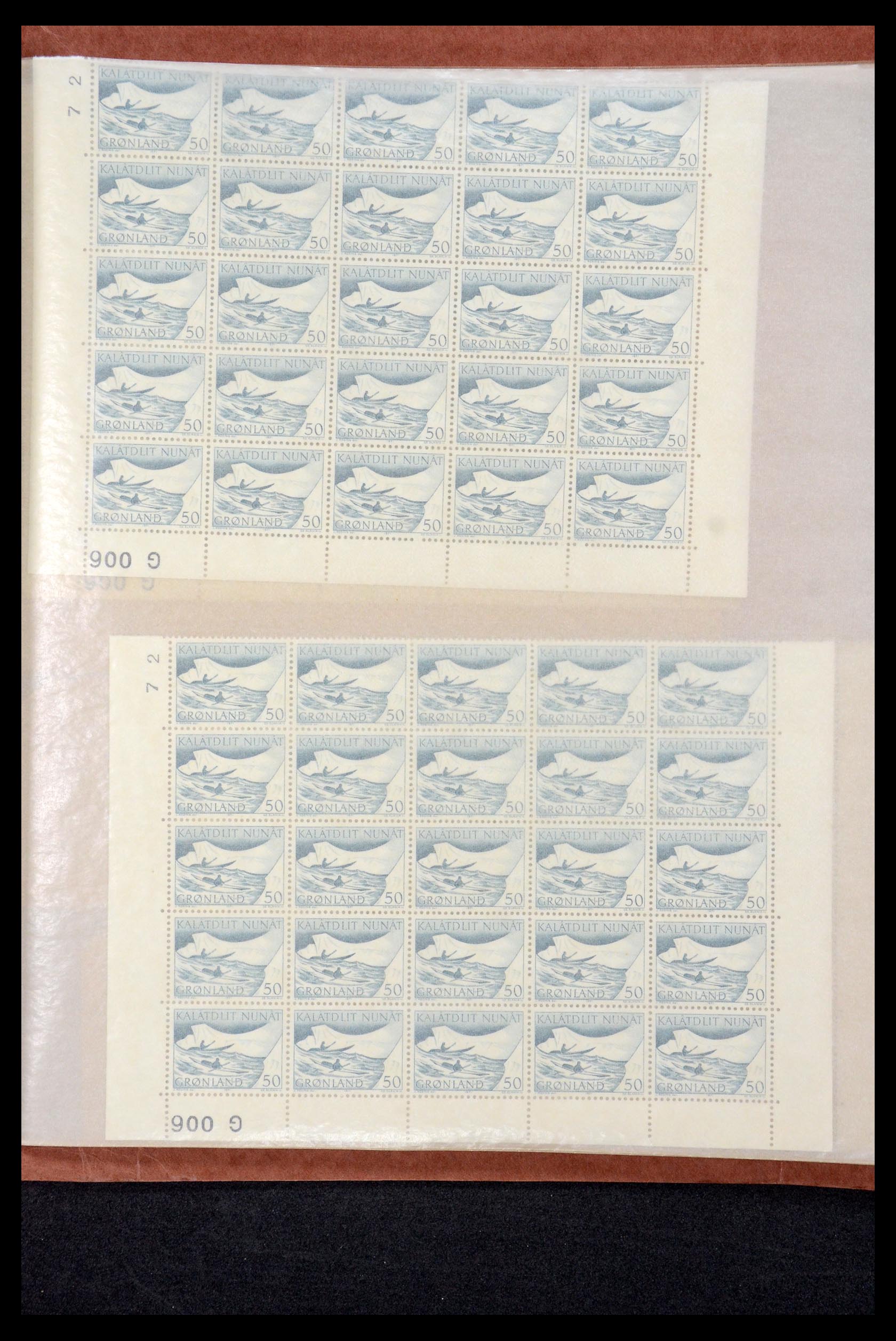 35664 030 - Postzegelverzameling 35664 Groenland 1961-1977.