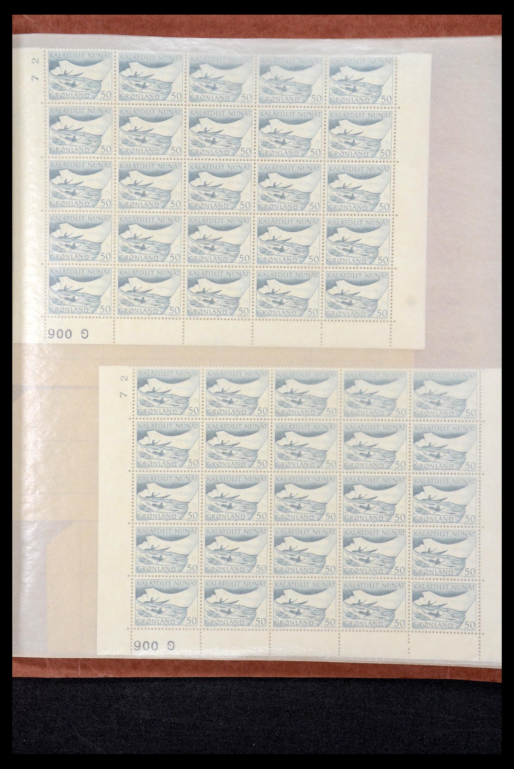 35664 031 - Postzegelverzameling 35664 Groenland 1961-1977.